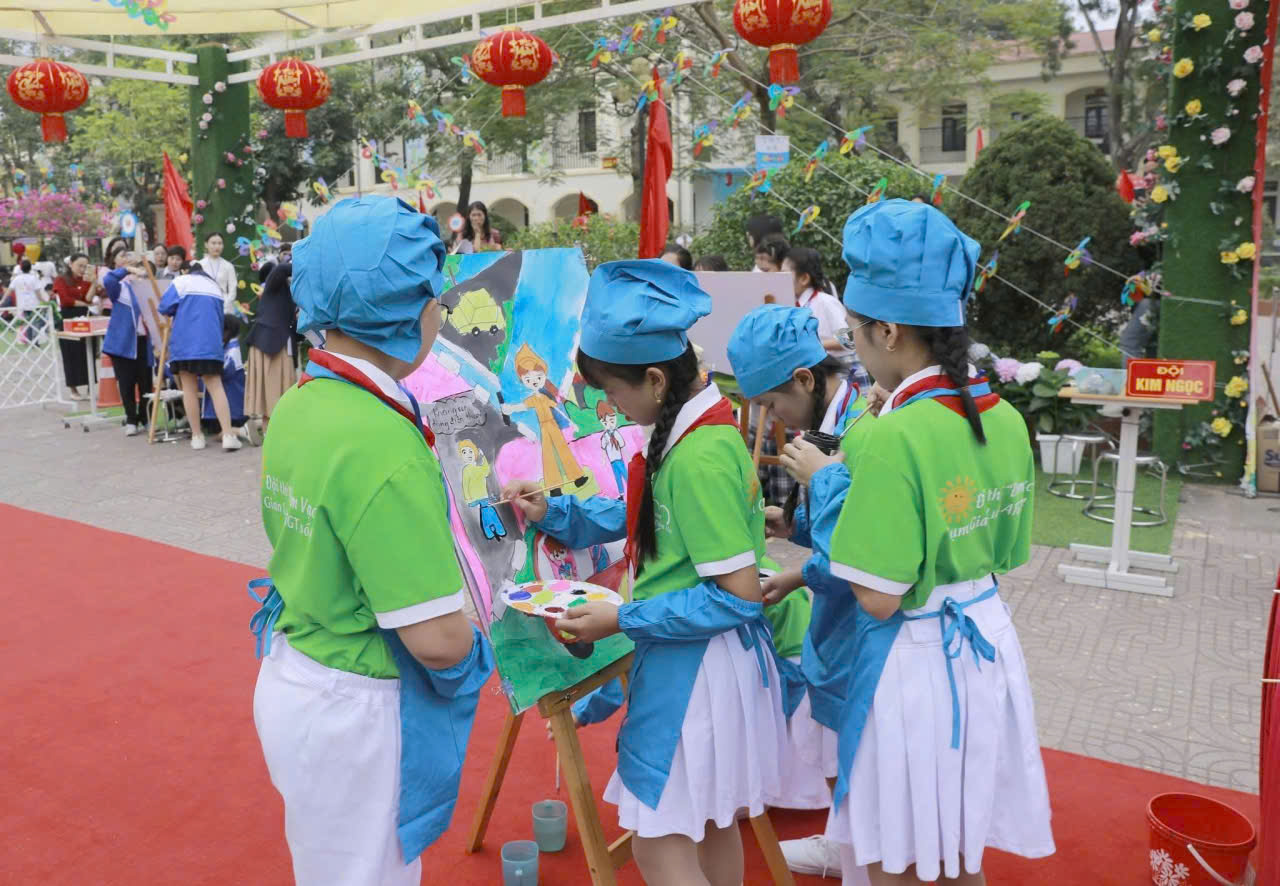 Ph&uacute; Thọ: Trường Tiểu học T&iacute;ch Sơn x&acirc;y dựng văn h&oacute;a giao th&ocirc;ng an to&agrave;n cho học sinh- Ảnh 3.