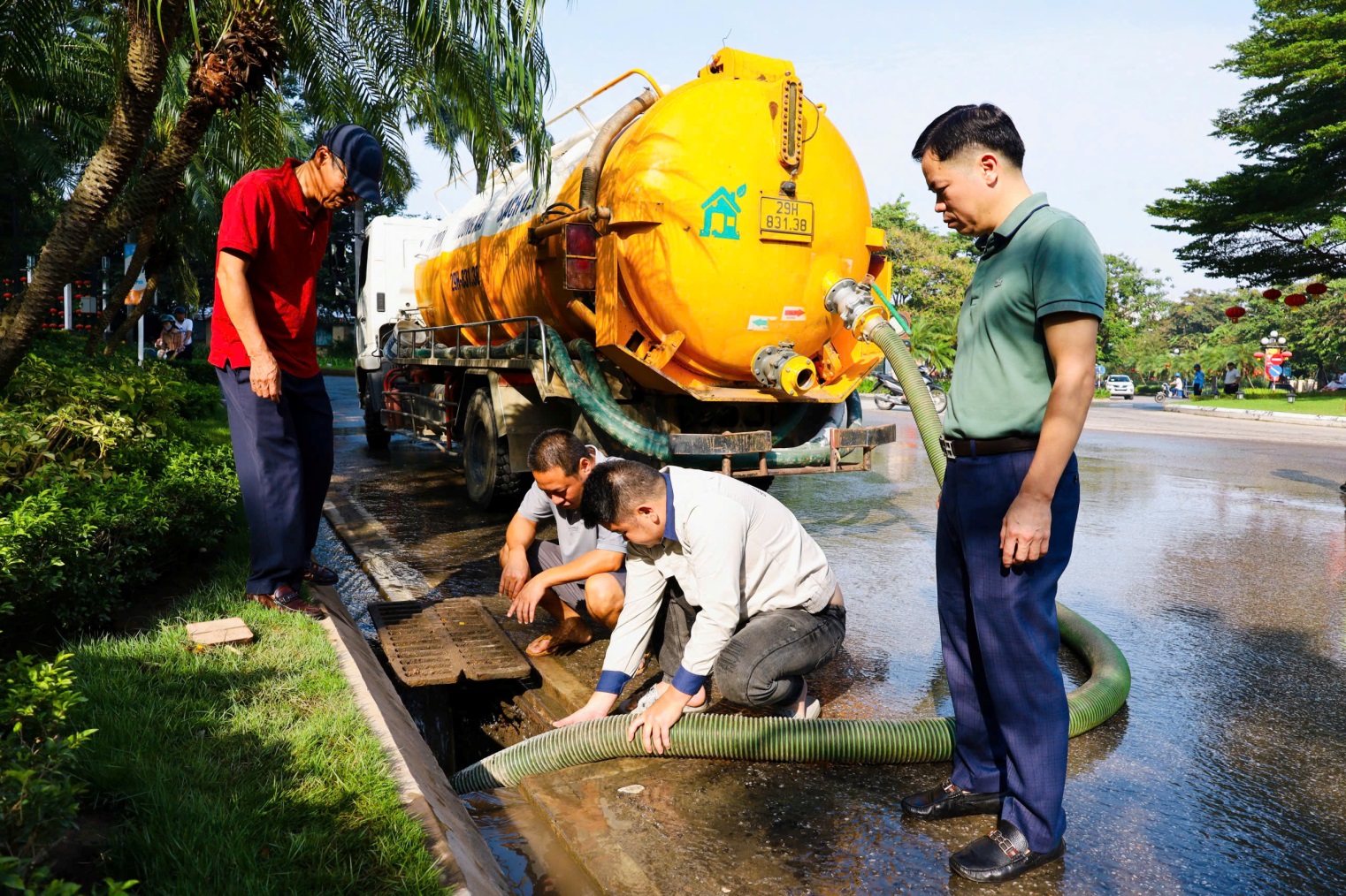 H&agrave; Nội đẩy nhanh tiến độ ph&aacute;t triển, ho&agrave;n thiện hệ thống tho&aacute;t nước- Ảnh 2.