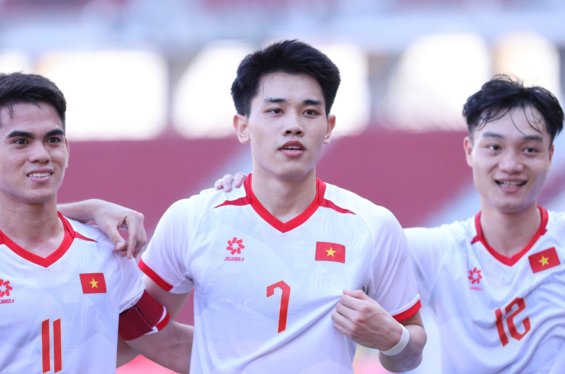 U22 Việt Nam thắng Lào trong trận ra quân SEA Games 33- Ảnh 1. U22 Việt Nam thắng Lào trong trận ra quân SEA Games 33- Ảnh 1.