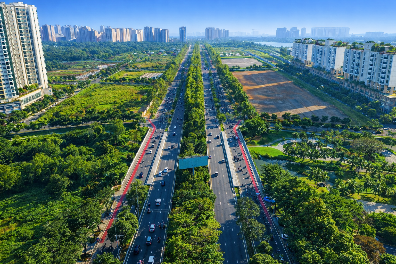 TP.HCM kh&aacute;nh th&agrave;nh l&agrave;n đường ưu ti&ecirc;n xe đạp d&agrave;i gần 6km tr&ecirc;n đại lộ Mai Ch&iacute; Thọ- Ảnh 3.