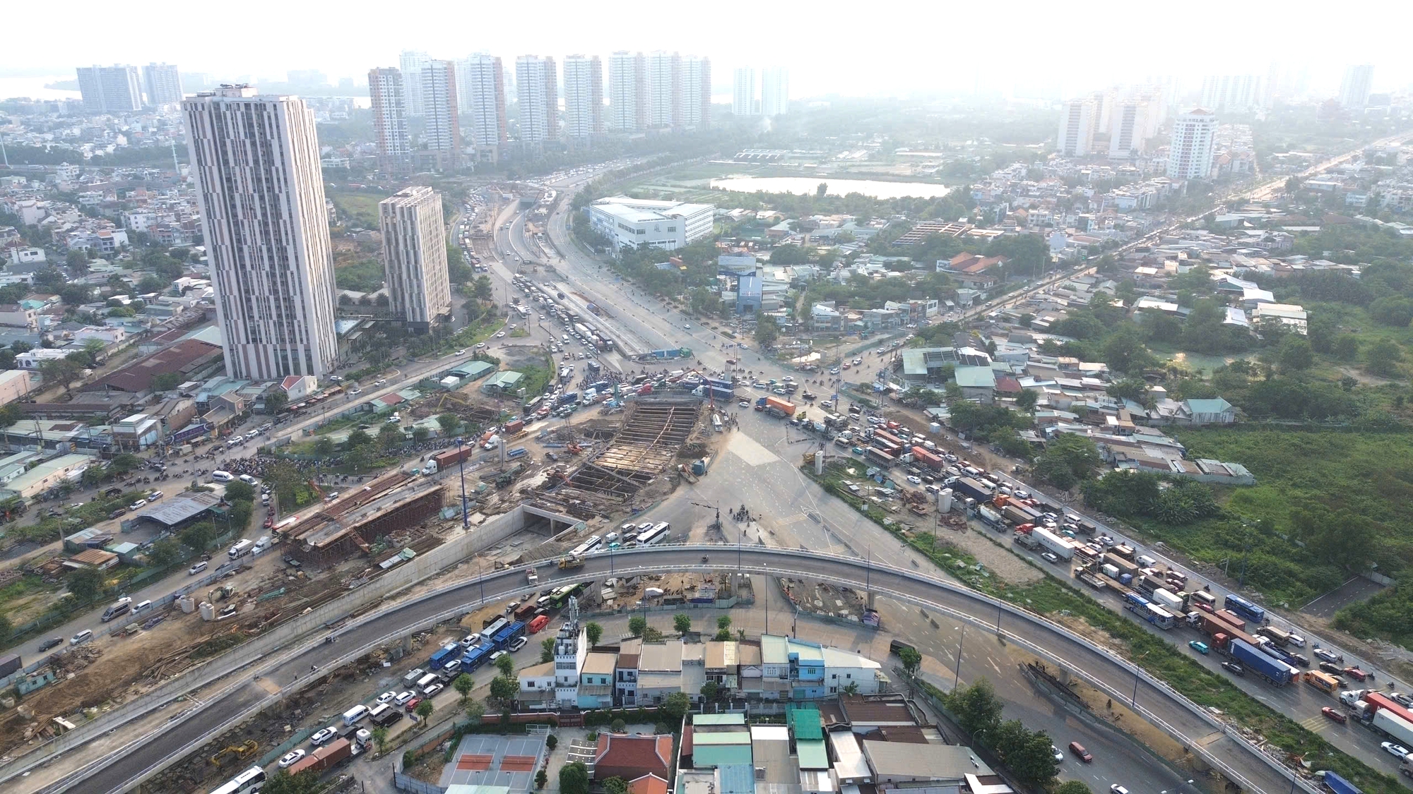 Th&ocirc;ng xe nh&aacute;nh cầu vượt N2 tại n&uacute;t giao An Ph&uacute;- Ảnh 4.