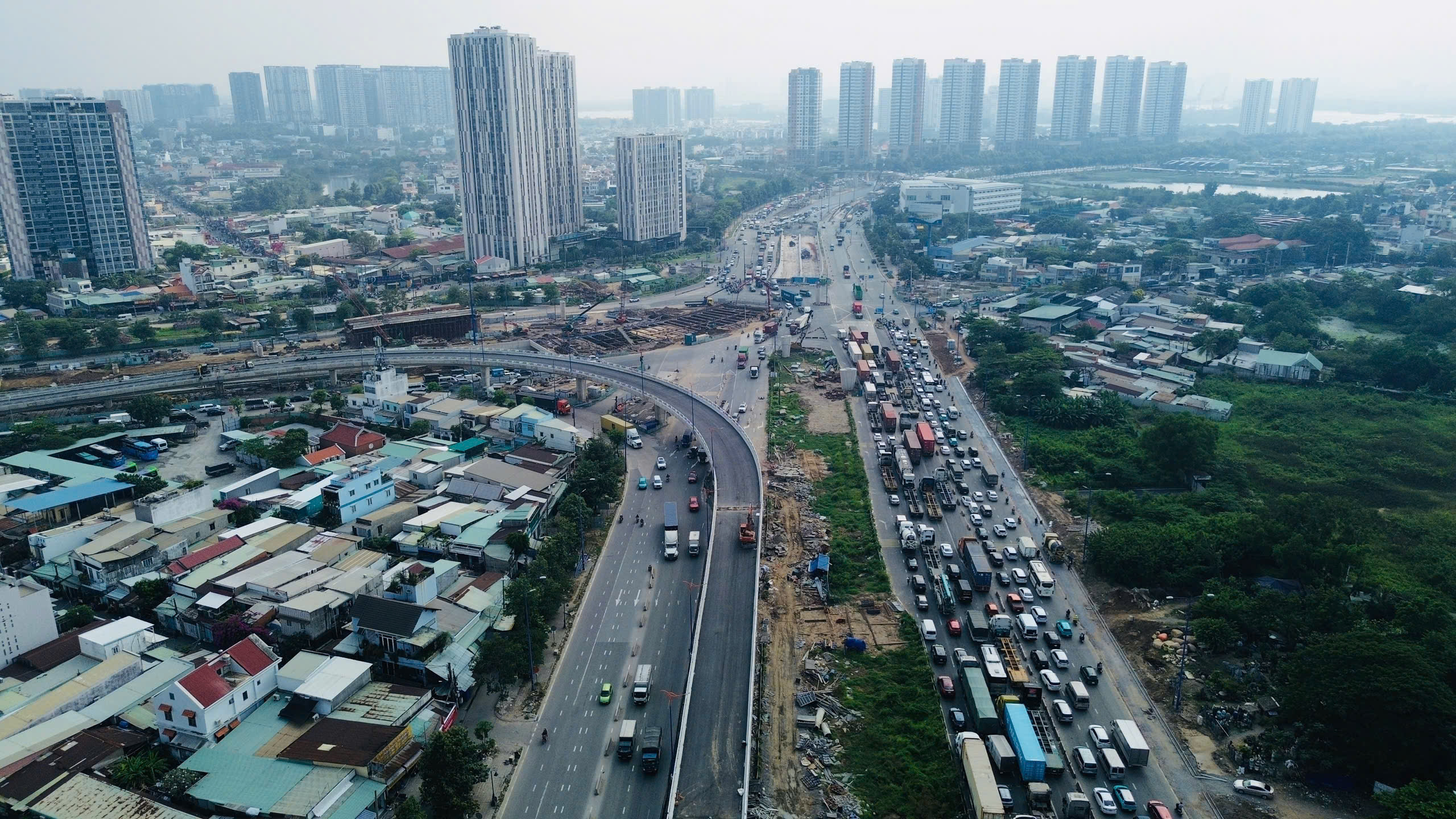 Th&ocirc;ng xe nh&aacute;nh cầu vượt N2 tại n&uacute;t giao An Ph&uacute;- Ảnh 3.