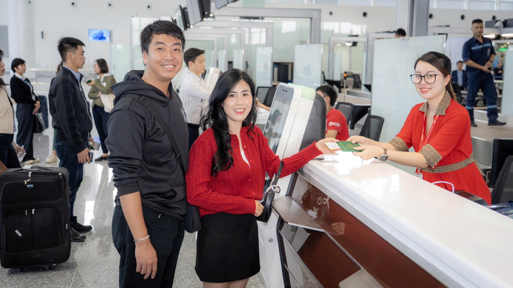 Thử nghiệm khai th&aacute;c với c&aacute;c chuyến bay giả định tại khu vực mở rộng nh&agrave; ga T2 Nội B&agrave;i- Ảnh 3.