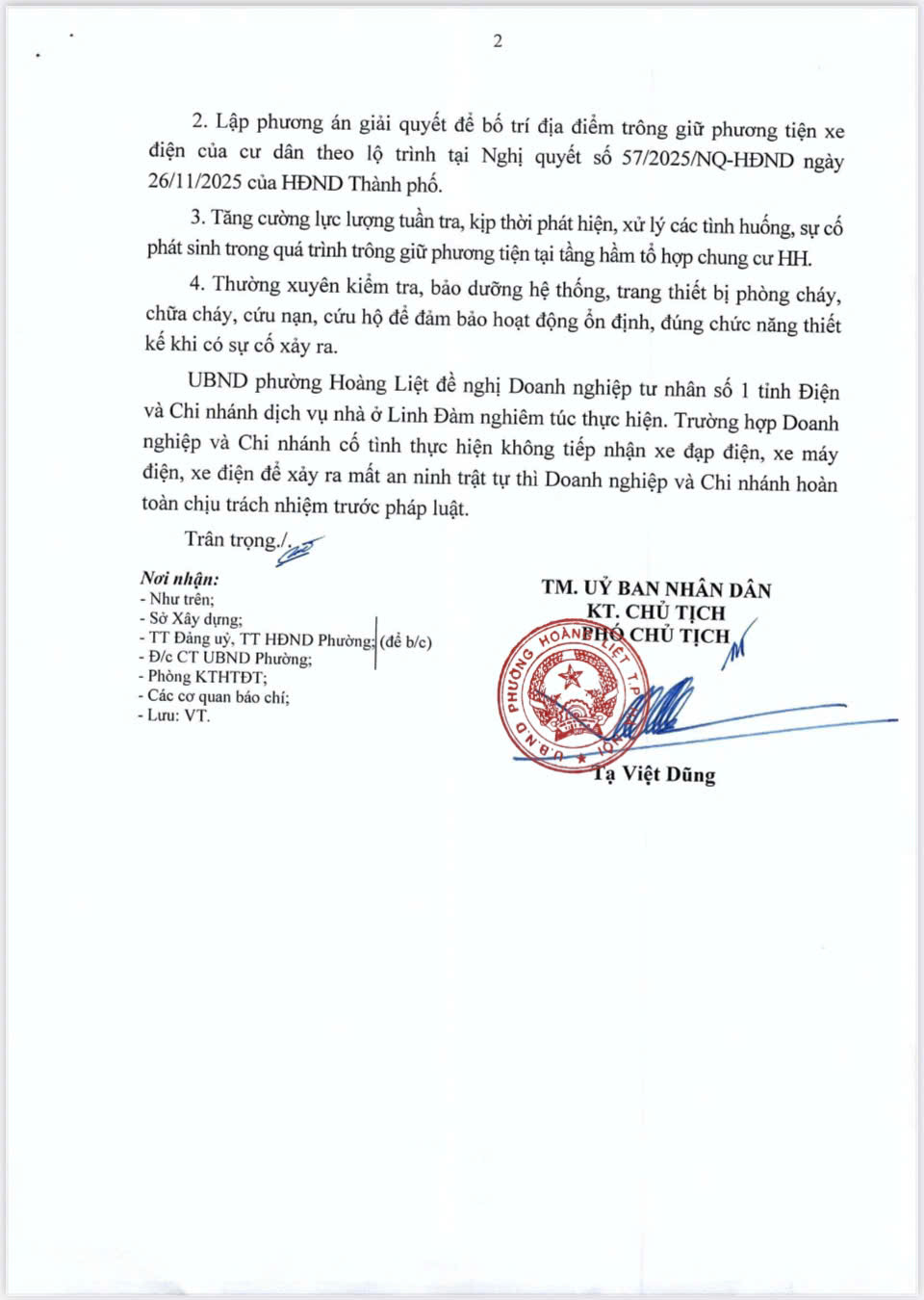 Chung cư HH Linh Đ&agrave;m th&ocirc;ng b&aacute;o cấm xe điện: Hợp l&yacute; hay đi ngược chủ trương?- Ảnh 2.