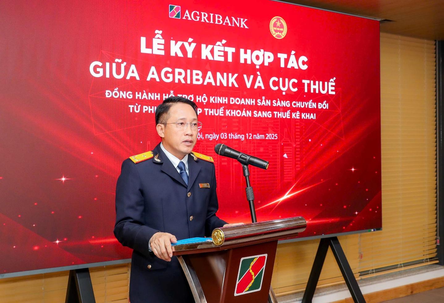 Agribank v&agrave; Cục Thuế đồng h&agrave;nh hỗ trợ hộ kinh doanh chuyển đổi sang thuế k&ecirc; khai- Ảnh 3.