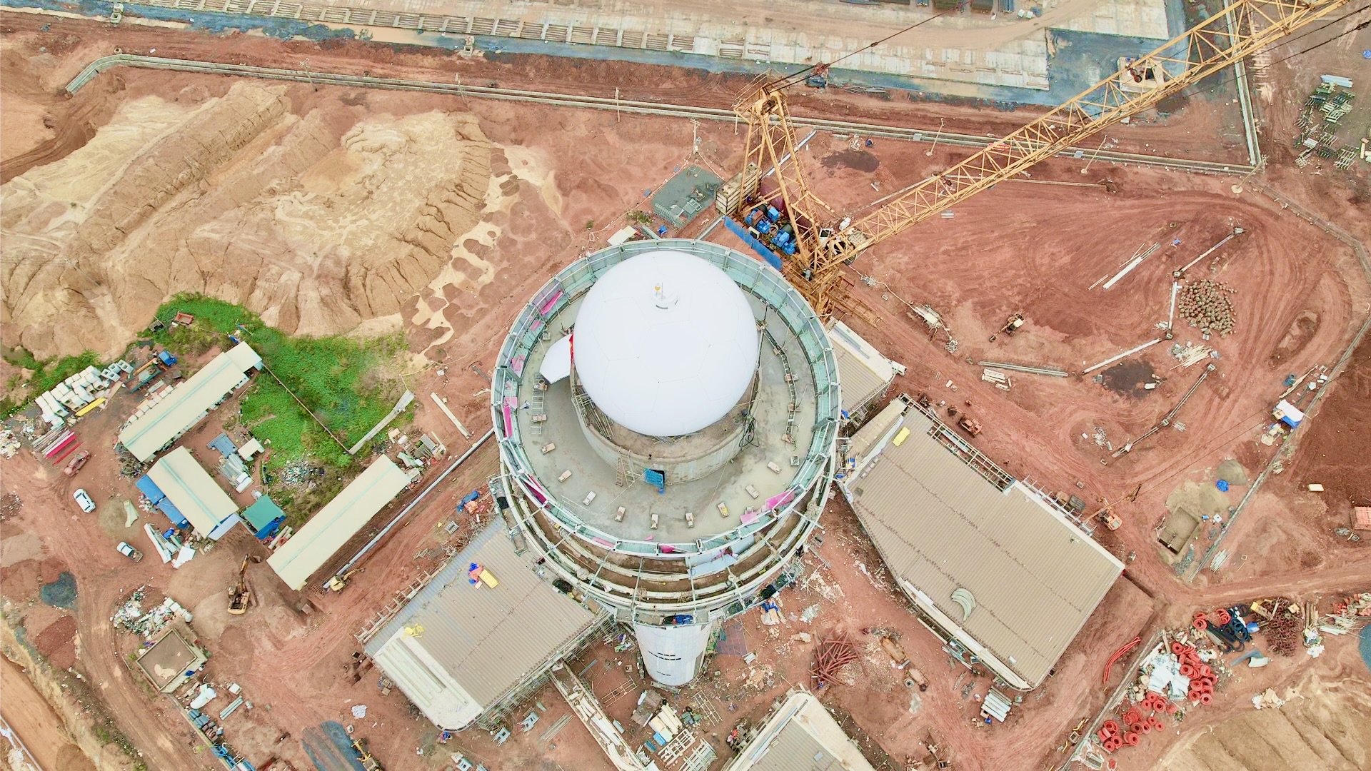 Ngắm diện mạo tháp không lưu sừng sững 123m giữa sân bay Long Thành- Ảnh 9. Ngắm diện mạo tháp không lưu sừng sững 123m giữa sân bay Long Thành- Ảnh 9.