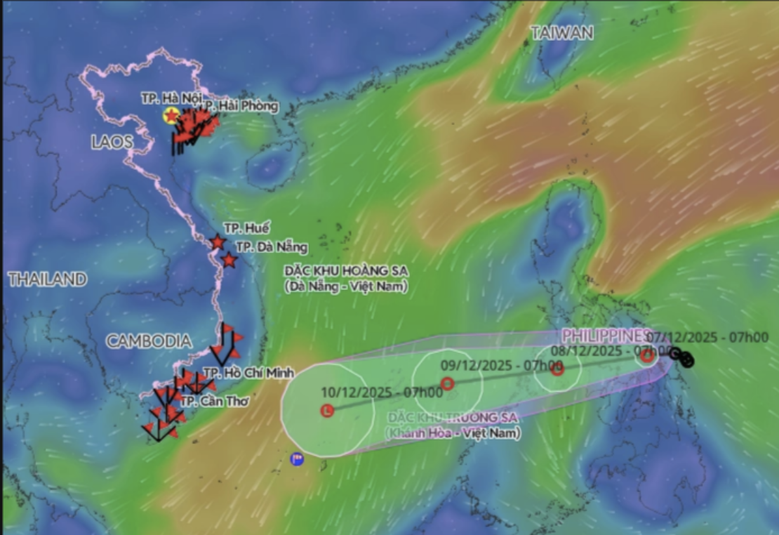 &Aacute;p thấp nhiệt đới hoạt động tr&ecirc;n Biển Đ&ocirc;ng- Ảnh 1.