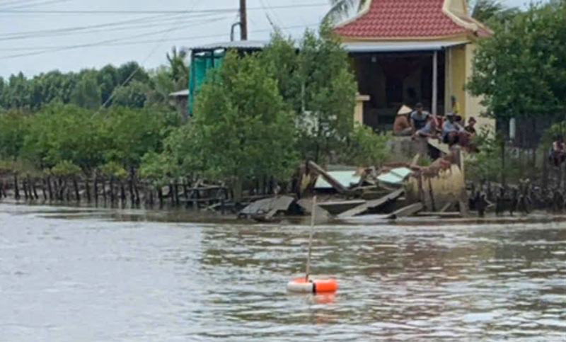 Khu vực t&igrave;m thấy thi thể b&eacute; trai 3 tuổi.