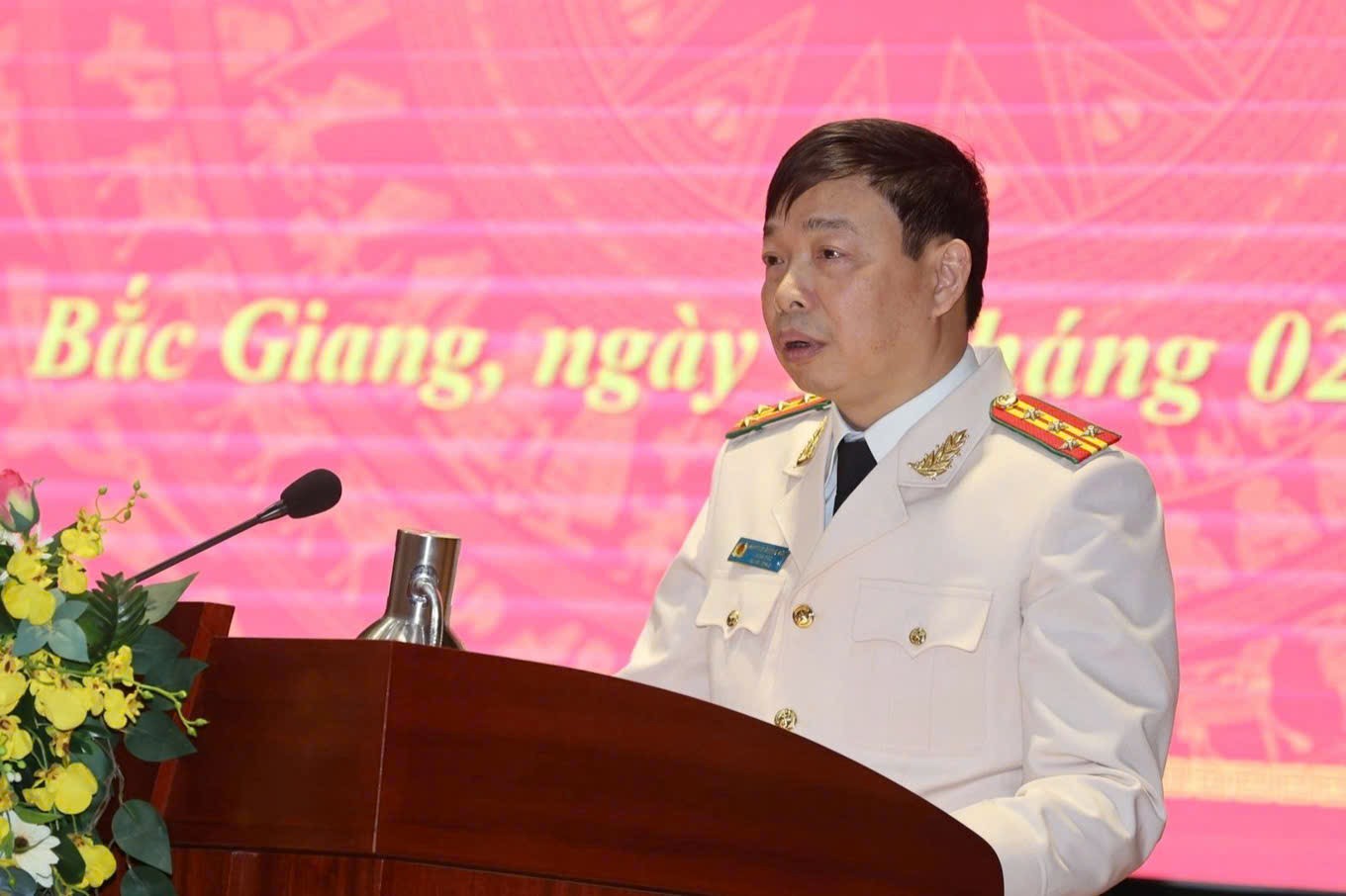 Đại t&aacute; Nguyễn Quang Vinh l&agrave;m Gi&aacute;m đốc C&ocirc;ng an tỉnh Bắc Giang- Ảnh 1.