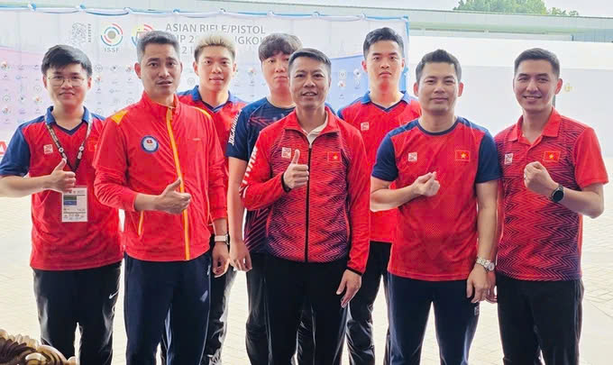 Đội tuyển bắn súng Việt Nam làm nên lịch sử ở giải châu Á- Ảnh 1. Đội tuyển bắn súng Việt Nam làm nên lịch sử ở giải châu Á- Ảnh 1.