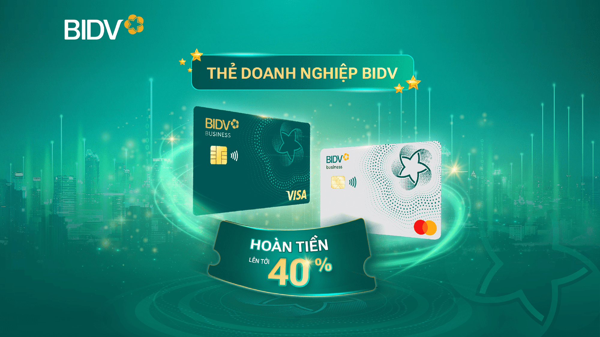 Ho&agrave;n tiền l&ecirc;n tới 40% cho chủ thẻ BIDV Business- Ảnh 1.