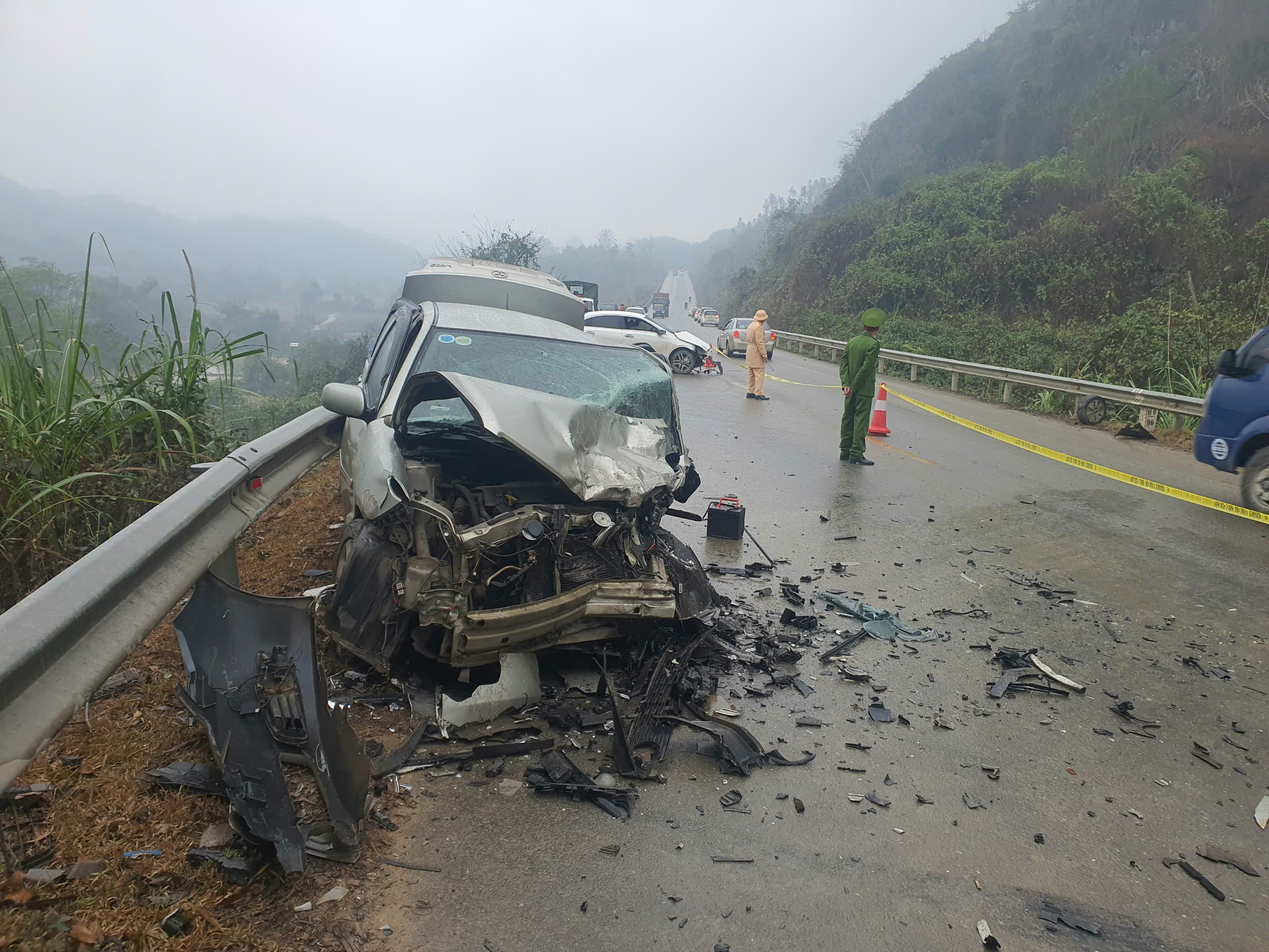 Nguy&ecirc;n nh&acirc;n ban đầu vụ tai nạn giao th&ocirc;ng tr&ecirc;n cao tốc Th&aacute;i Nguy&ecirc;n - Chợ Mới- Ảnh 2.