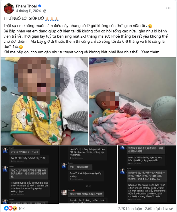 Phạm Thoại n&oacute;i g&igrave; khi bị y&ecirc;u cầu sao k&ecirc; hơn 16 tỷ đồng nh&agrave; hảo t&acirc;m ủng hộ b&eacute; Bắp?- Ảnh 3.