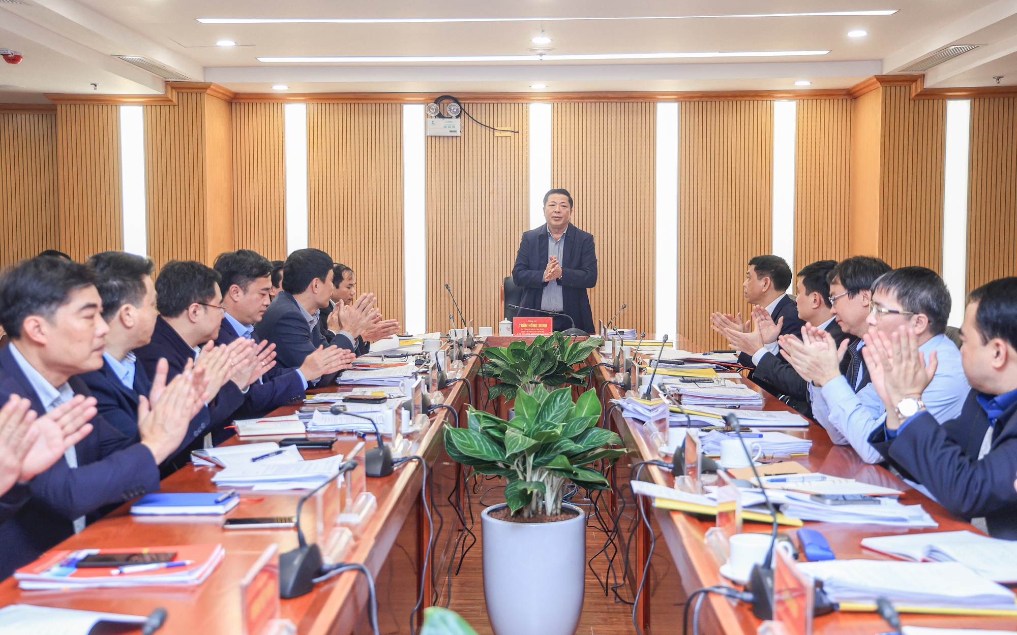 Hội nghị lần thứ nhất Ban Chấp h&agrave;nh Đảng bộ Bộ X&acirc;y dựng nhiệm kỳ 2020-2025