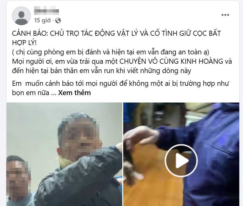 H&agrave; Nội: C&ocirc;ng an xử l&yacute; vụ nữ sinh tố bị chủ nh&agrave; trọ đ&aacute;nh, đ&ograve;i tiền khi chuyển ph&ograve;ng- Ảnh 1.