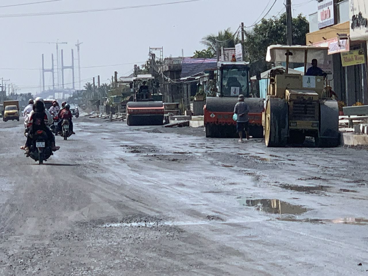 Cầu Rạch Miễu 2 thi c&ocirc;ng nhộn nhịp ngay đầu năm mới- Ảnh 7.