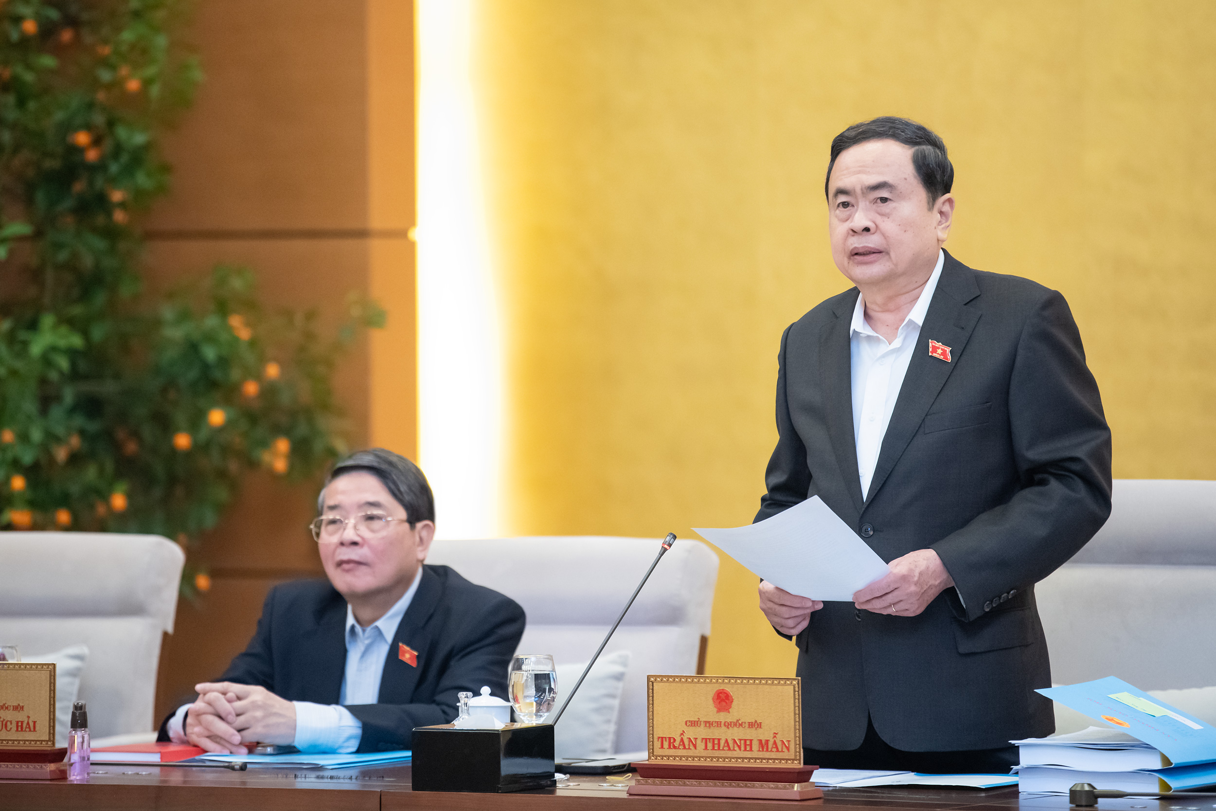 Chủ tịch Quốc hội: C&ocirc;ng t&aacute;c nh&acirc;n sự tr&igrave;nh tại kỳ họp bất thường hết sức quan trọng- Ảnh 1.