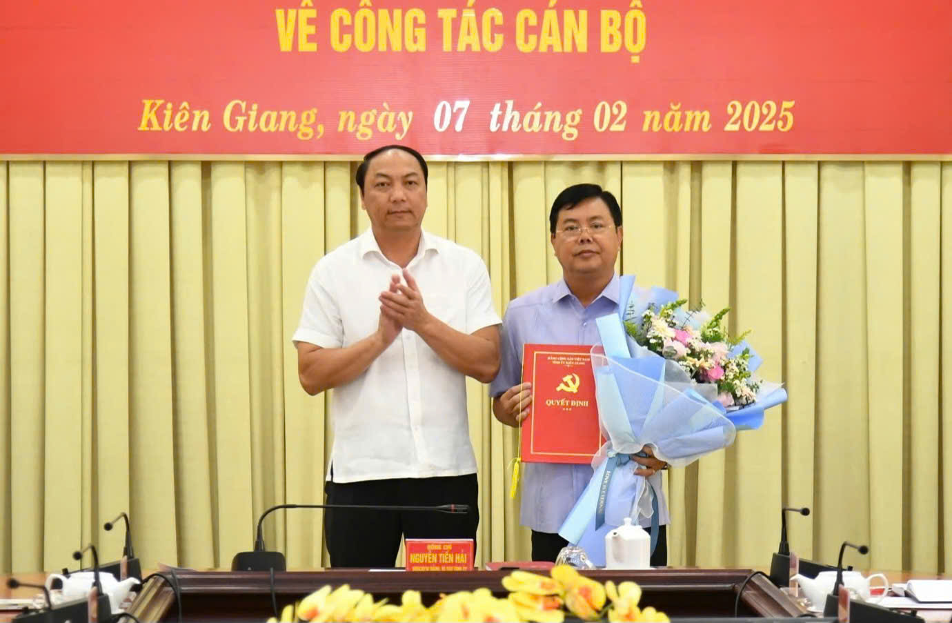 B&iacute; thư Tỉnh ủy Ki&ecirc;n Giang nhận th&ecirc;m nhiệm vụ mới- Ảnh 2.