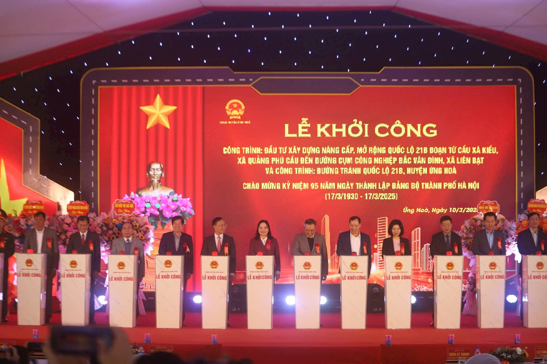 H&agrave; Nội khởi c&ocirc;ng hai dự &aacute;n giao th&ocirc;ng trọng điểm quy m&ocirc; hơn 1.400 tỷ đồng- Ảnh 1.