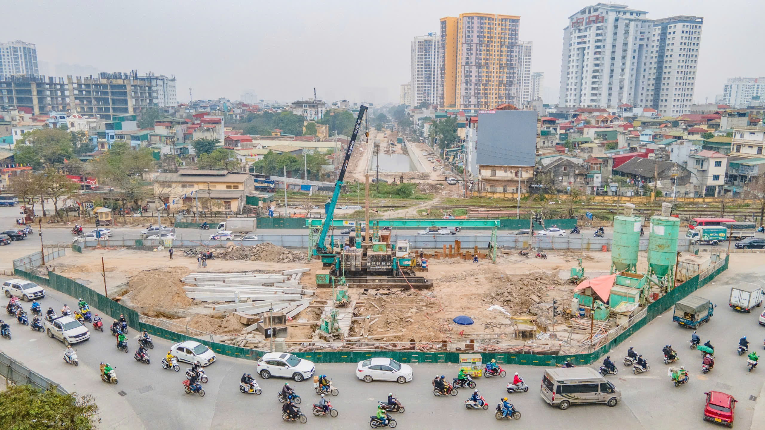 Toàn cảnh hầm chui Giải Phóng - Kim Đồng sau gần 2,5 năm thi công- Ảnh 2. Toàn cảnh hầm chui Giải Phóng - Kim Đồng sau gần 2,5 năm thi công- Ảnh 2.