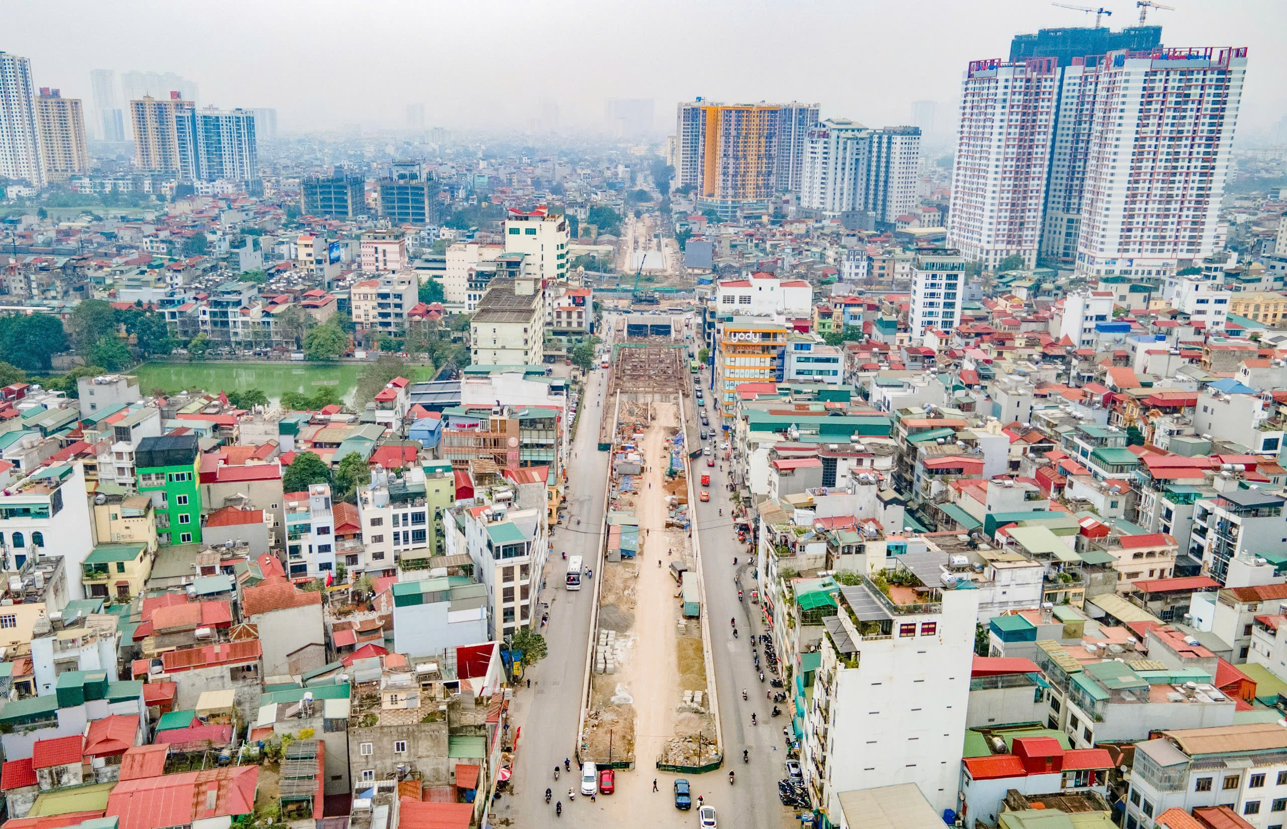 Toàn cảnh hầm chui Giải Phóng - Kim Đồng sau gần 2,5 năm thi công- Ảnh 4. Toàn cảnh hầm chui Giải Phóng - Kim Đồng sau gần 2,5 năm thi công- Ảnh 4.