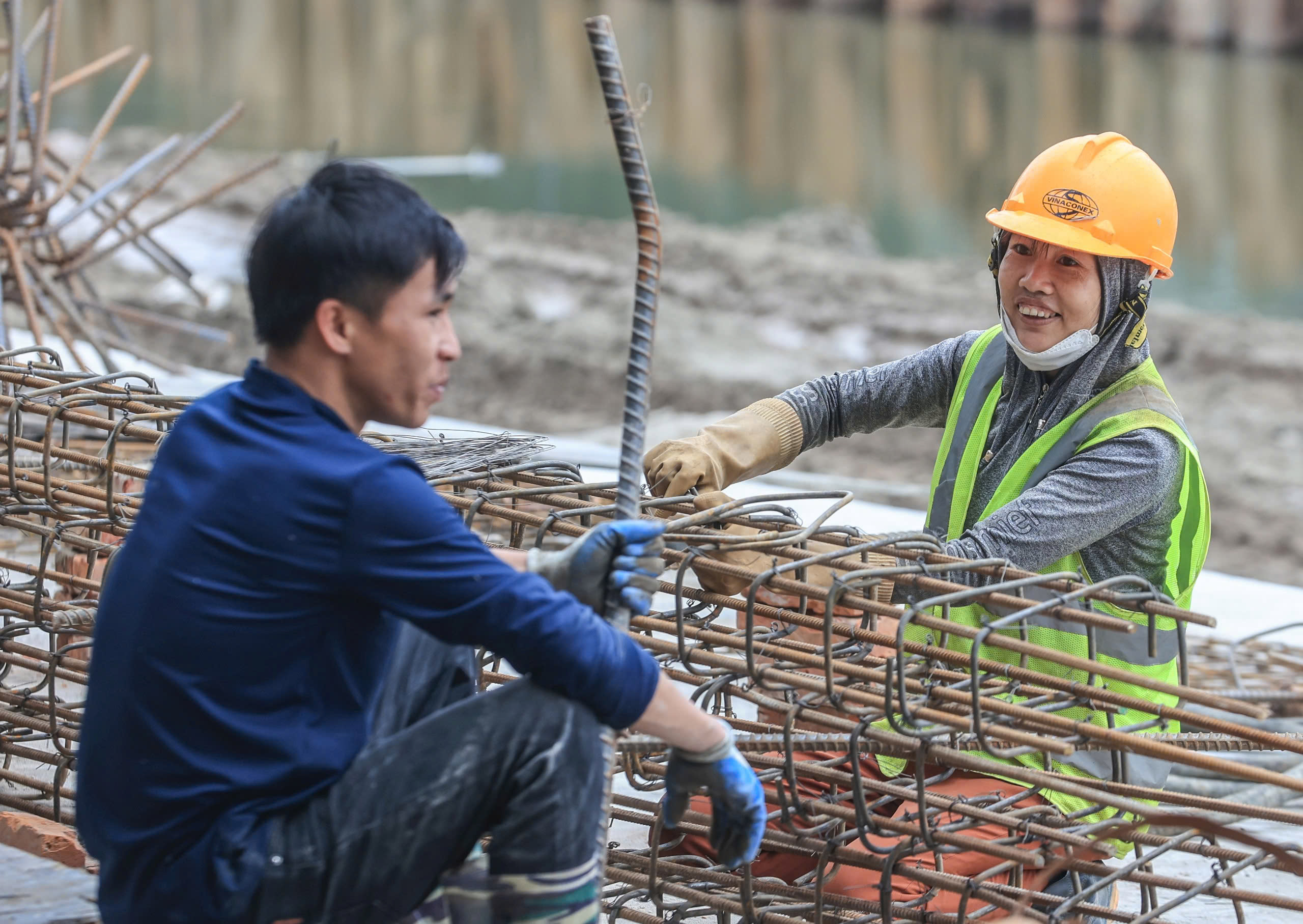 Cận cảnh công trường hồ Đống Đa sau 8 tháng cải tạo- Ảnh 7. Cận cảnh công trường hồ Đống Đa sau 8 tháng cải tạo- Ảnh 7.