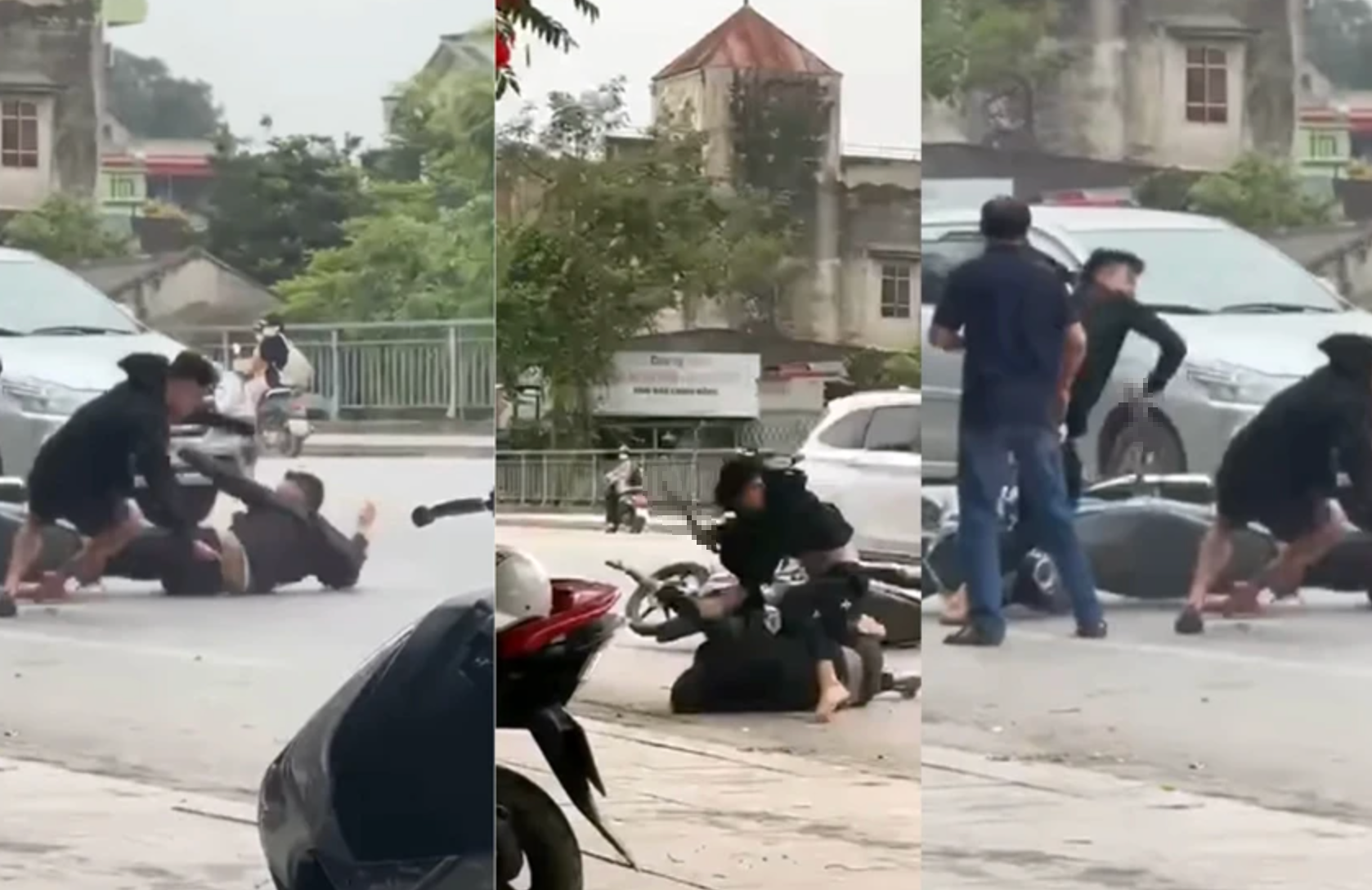 Nam thanh ni&ecirc;n bị ch&eacute;m li&ecirc;n tiếp tr&ecirc;n đường phố- Ảnh 1.