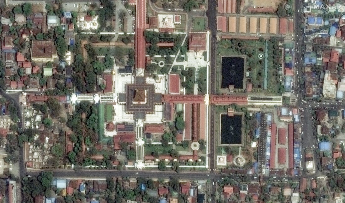 Loạt ảnh vệ tinh cho thấy sức tàn phá khủng khiếp của động đất Myanmar- Ảnh 9. Loạt ảnh vệ tinh cho thấy sức tàn phá khủng khiếp của động đất Myanmar- Ảnh 9.