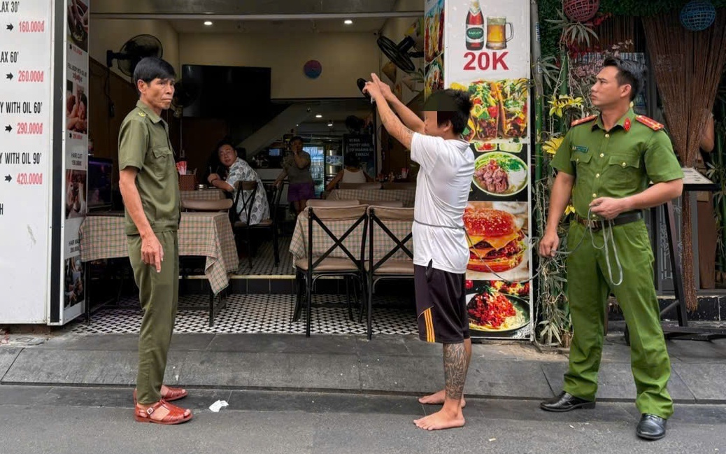 Triệu tập, lấy lời khai đối tượng tạt sơn v&agrave;o tiệm spa ở TP.HCM