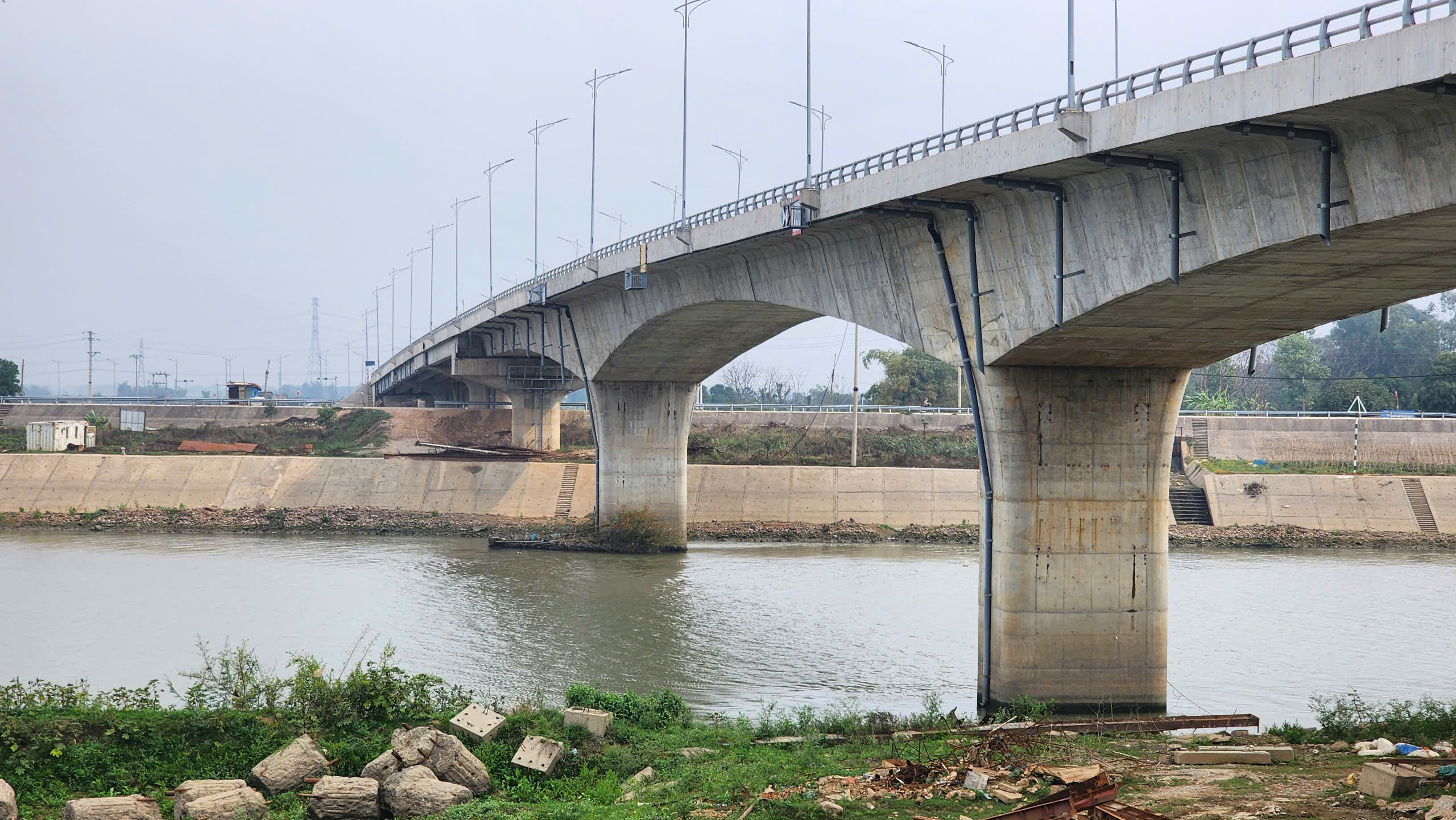 Cầu trăm tỷ nối Bắc Giang - Bắc Ninh sắp về đ&iacute;ch- Ảnh 26.