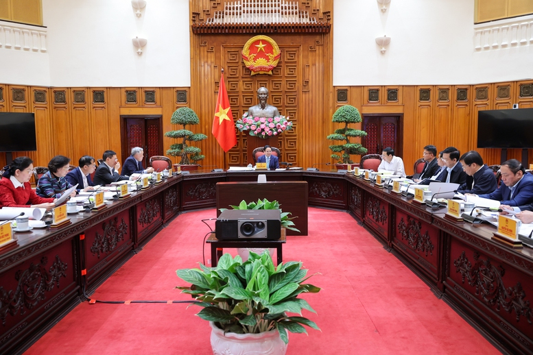 Thường vụ Đảng ủy Ch&iacute;nh phủ thảo luận phương &aacute;n s&aacute;p nhập một số tỉnh, bỏ cấp huyện- Ảnh 1.