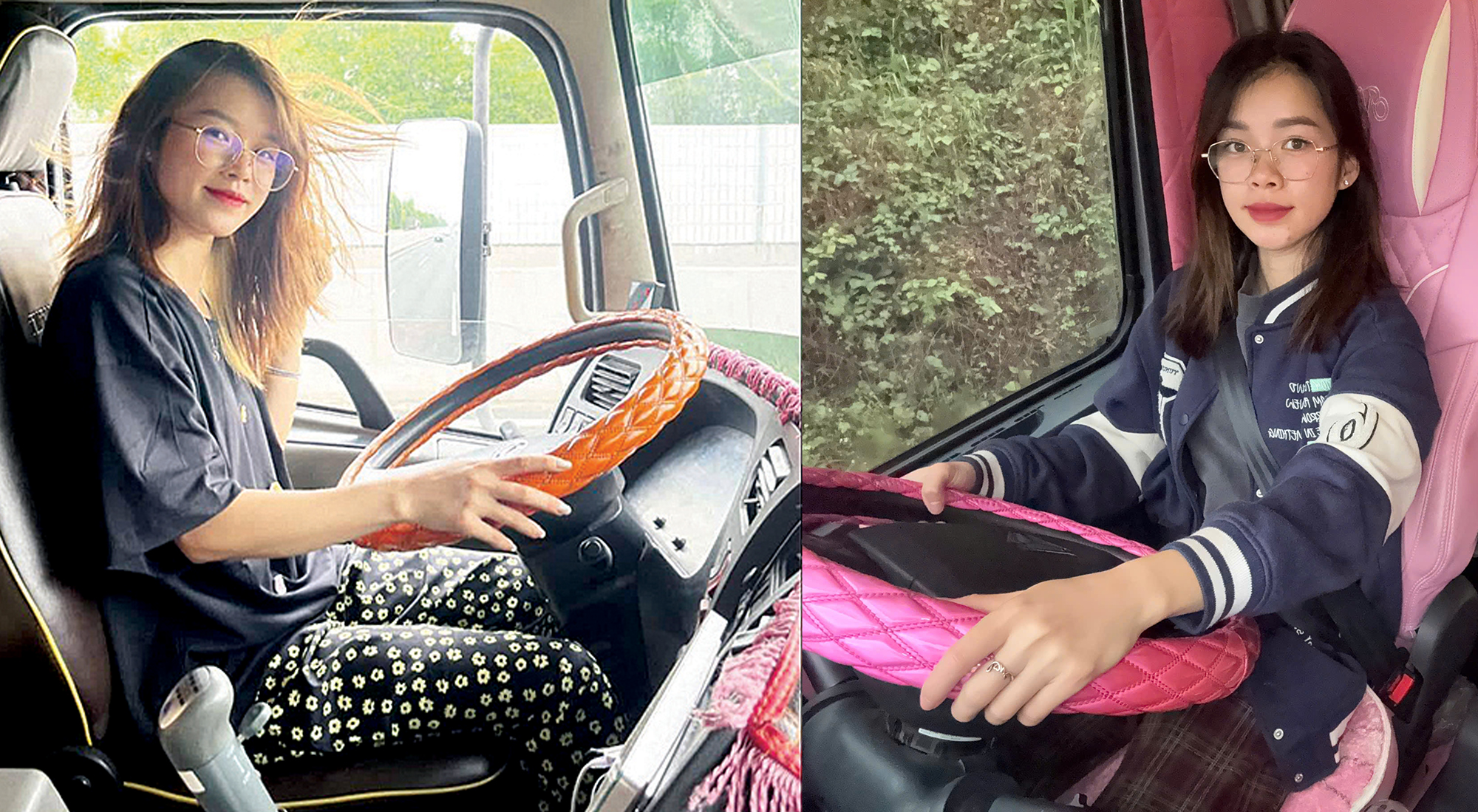 Những “bóng hồng xe tải”- Ảnh 1. Những “bóng hồng xe tải”- Ảnh 1.