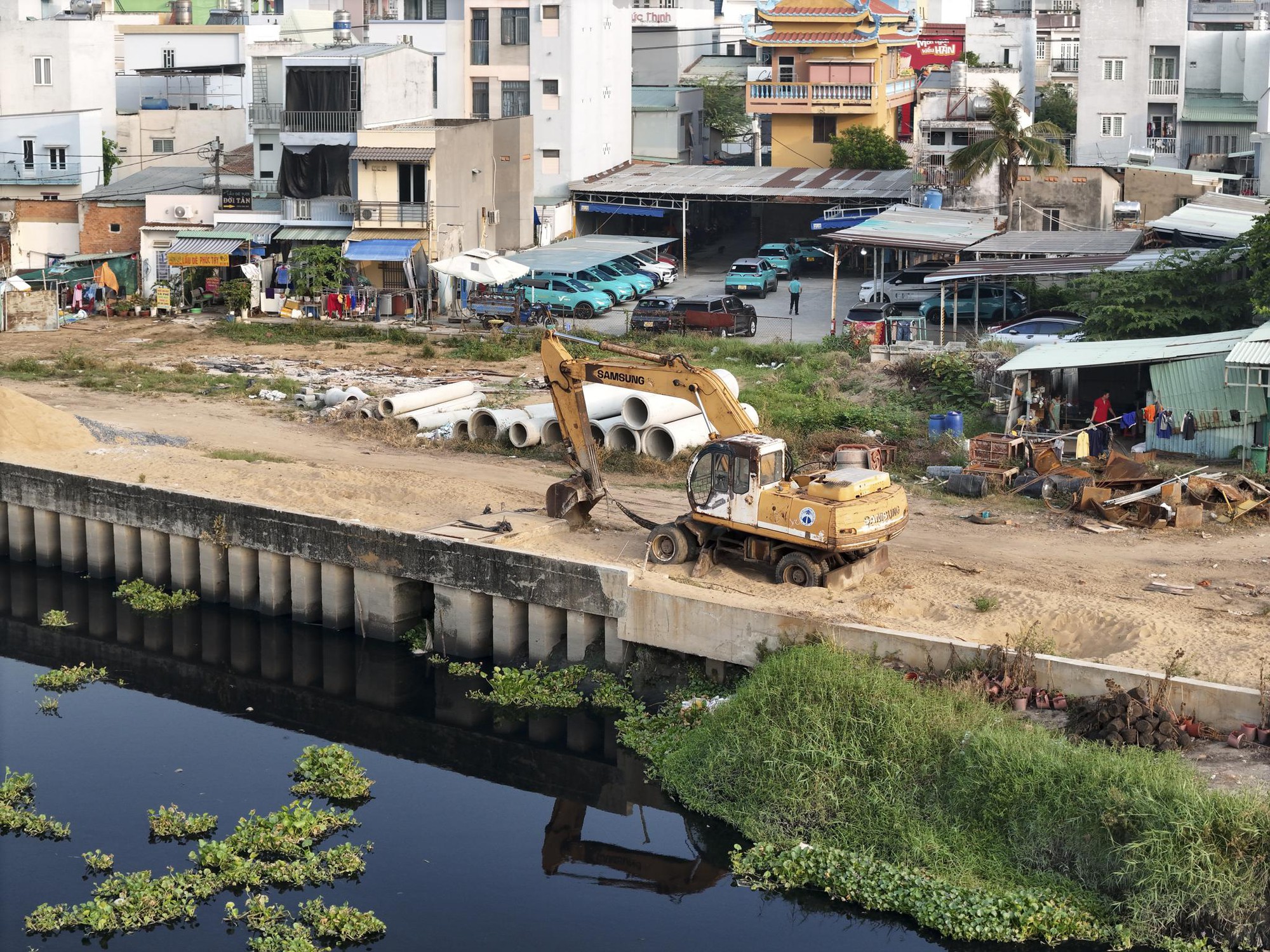 Dự &aacute;n cải tạo k&ecirc;nh Tham Lương - Bến C&aacute;t - rạch Nước L&ecirc;n hiện thi c&ocirc;ng ra sao?- Ảnh 5.