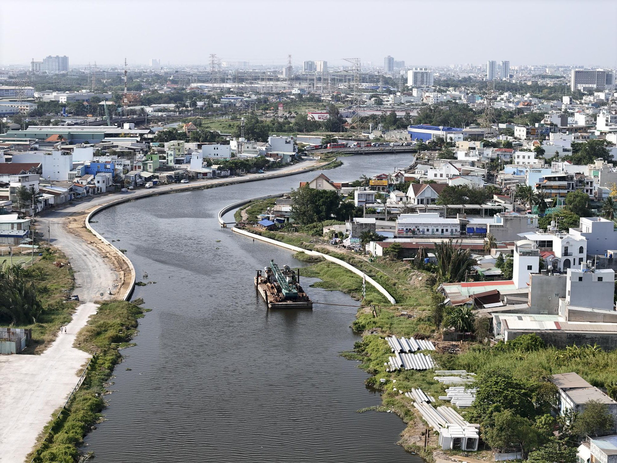 Dự &aacute;n cải tạo k&ecirc;nh Tham Lương - Bến C&aacute;t - rạch Nước L&ecirc;n hiện thi c&ocirc;ng ra sao?- Ảnh 1.