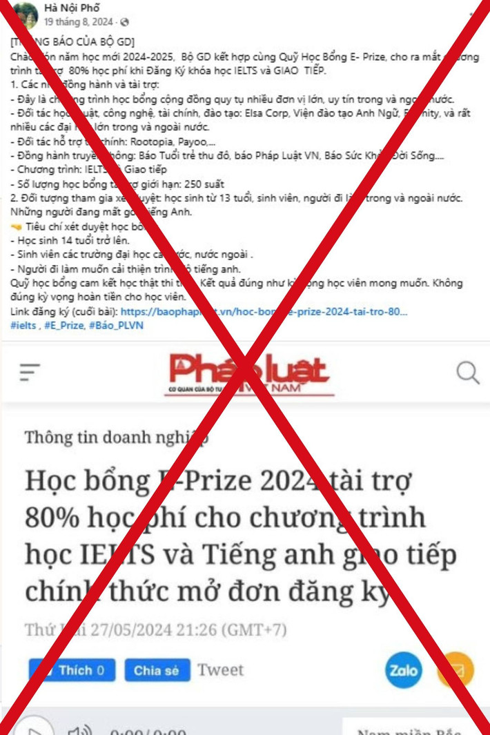 Bộ GD&ĐT bị giả mạo hỗ trợ quỹ học bổng 80% cho người học IELTS, TOEIC- Ảnh 3.