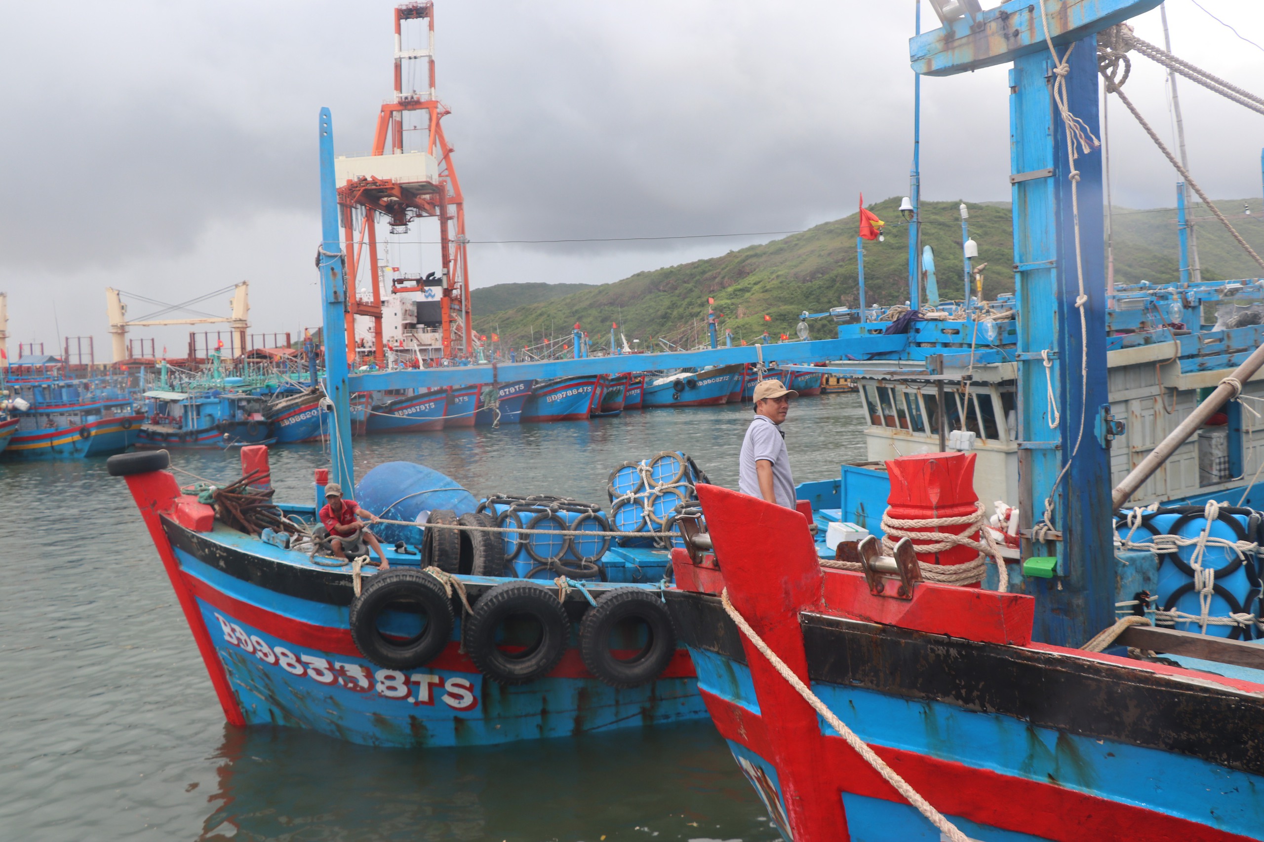 Ngư d&acirc;n B&igrave;nh Định ti&ecirc;n phong đưa r&aacute;c thải nhựa từ biển v&agrave;o bờ- Ảnh 2.