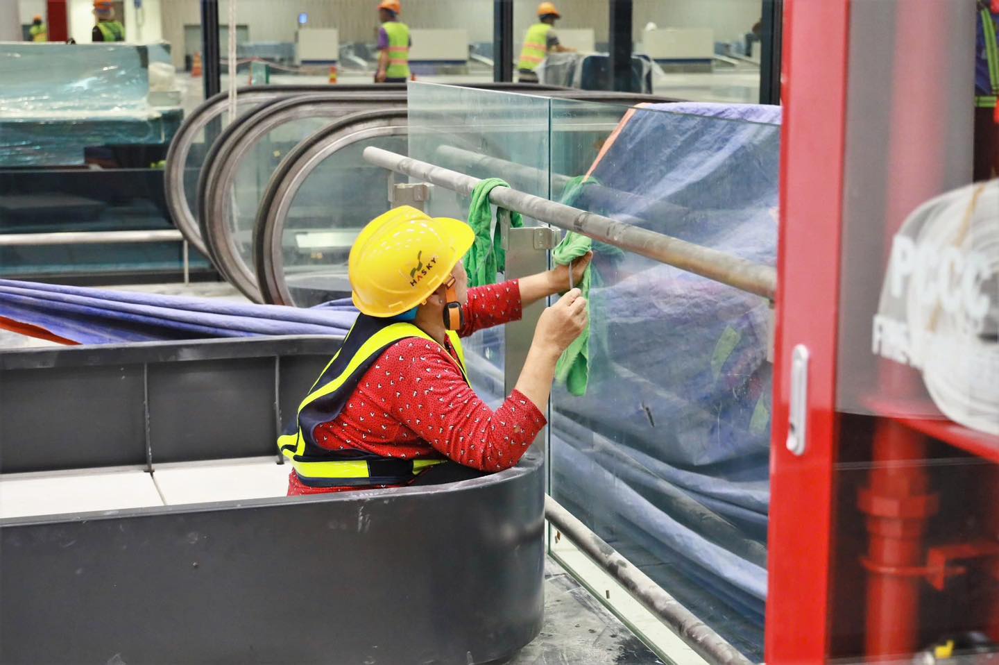 Cận cảnh nhà ga T3 Tân Sơn Nhất sẵn sàng đón khách từ 17/4- Ảnh 13. Cận cảnh nhà ga T3 Tân Sơn Nhất sẵn sàng đón khách từ 17/4- Ảnh 13.