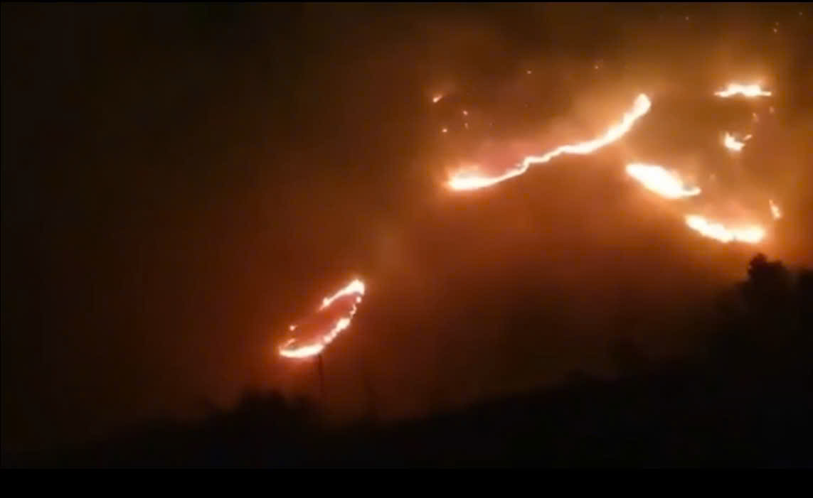 Quảng Ninh: Hỏa hoạn thiêu rụi nhiều diện tích rừng trong đêm- Ảnh 2. Quảng Ninh: Hỏa hoạn thiêu rụi nhiều diện tích rừng trong đêm- Ảnh 2.