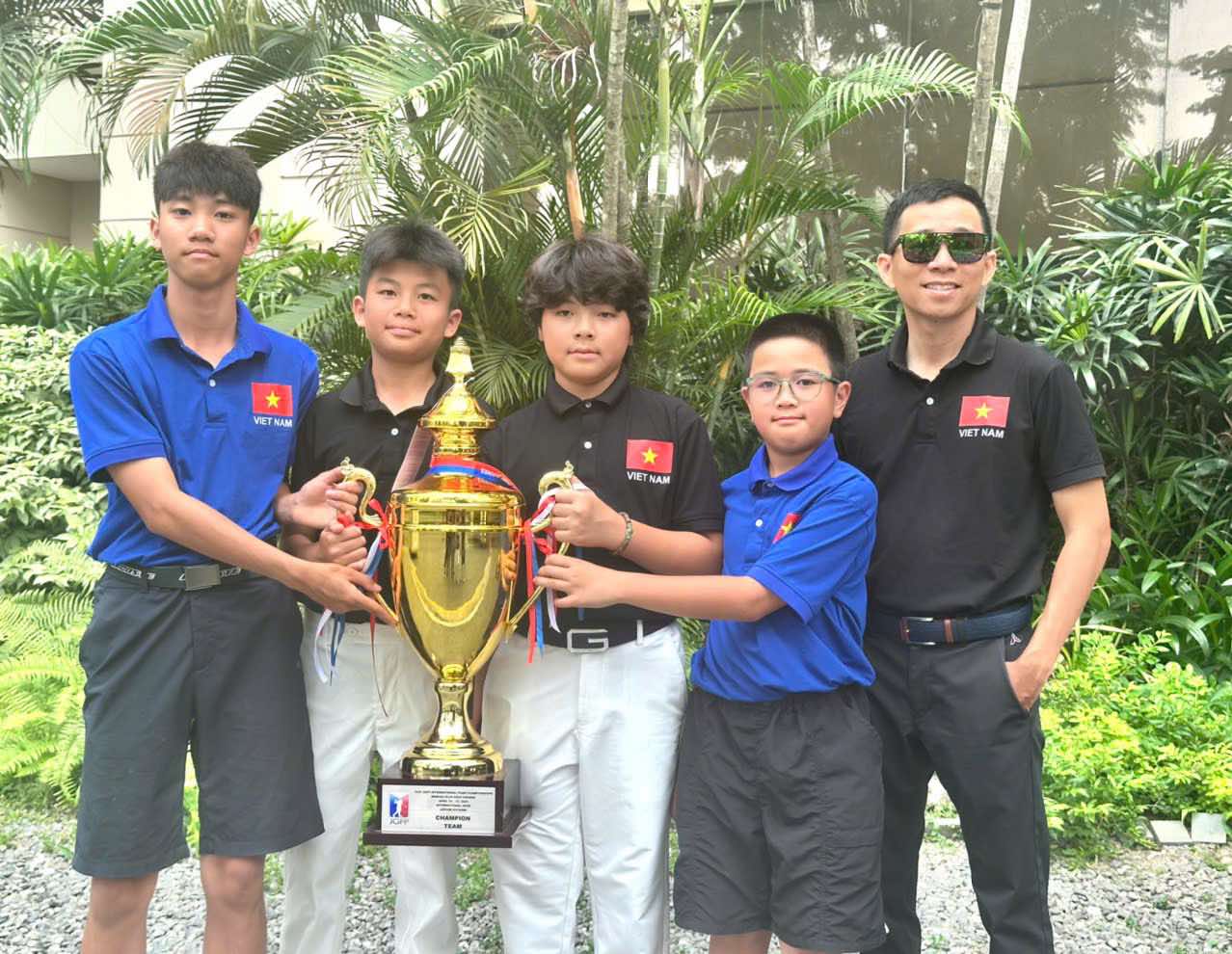 Việt Nam vô địch đồng đội giải Golf trẻ quốc tế- Ảnh 1.
