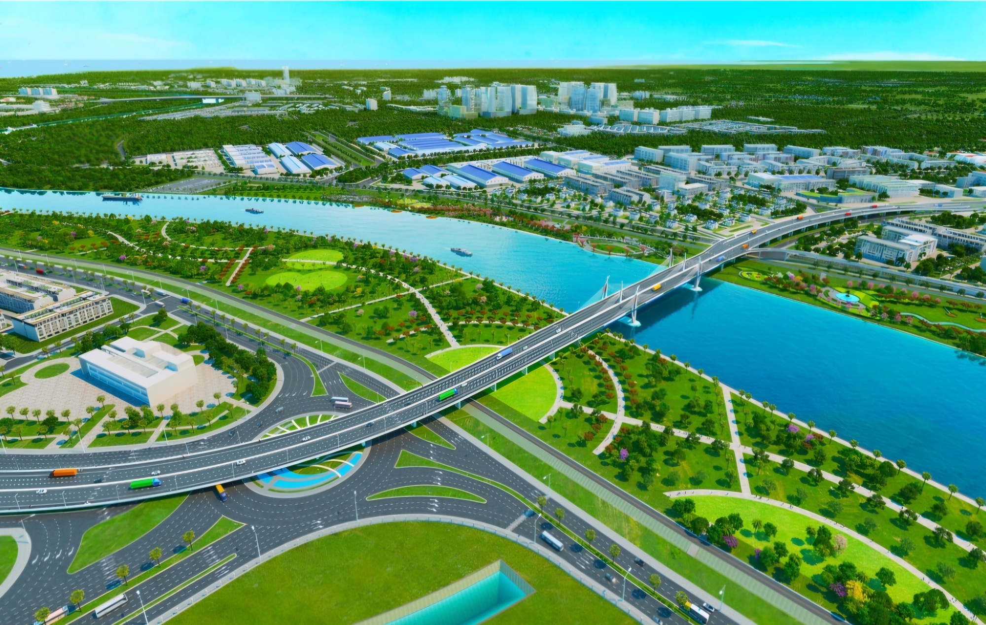 Ph&acirc;n luồng giao th&ocirc;ng tạm để thi c&ocirc;ng đường V&agrave;nh đai 2 Hải Ph&ograve;ng- Ảnh 1.