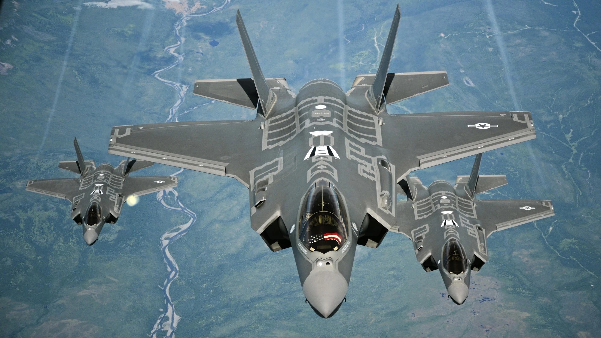 Mỹ - H&agrave;n lầu đầu d&ugrave;ng si&ecirc;u ti&ecirc;m k&iacute;ch F-35 l&agrave;m "qu&acirc;n đỏ" trong tập trận kh&ocirc;ng qu&acirc;n- Ảnh 1.