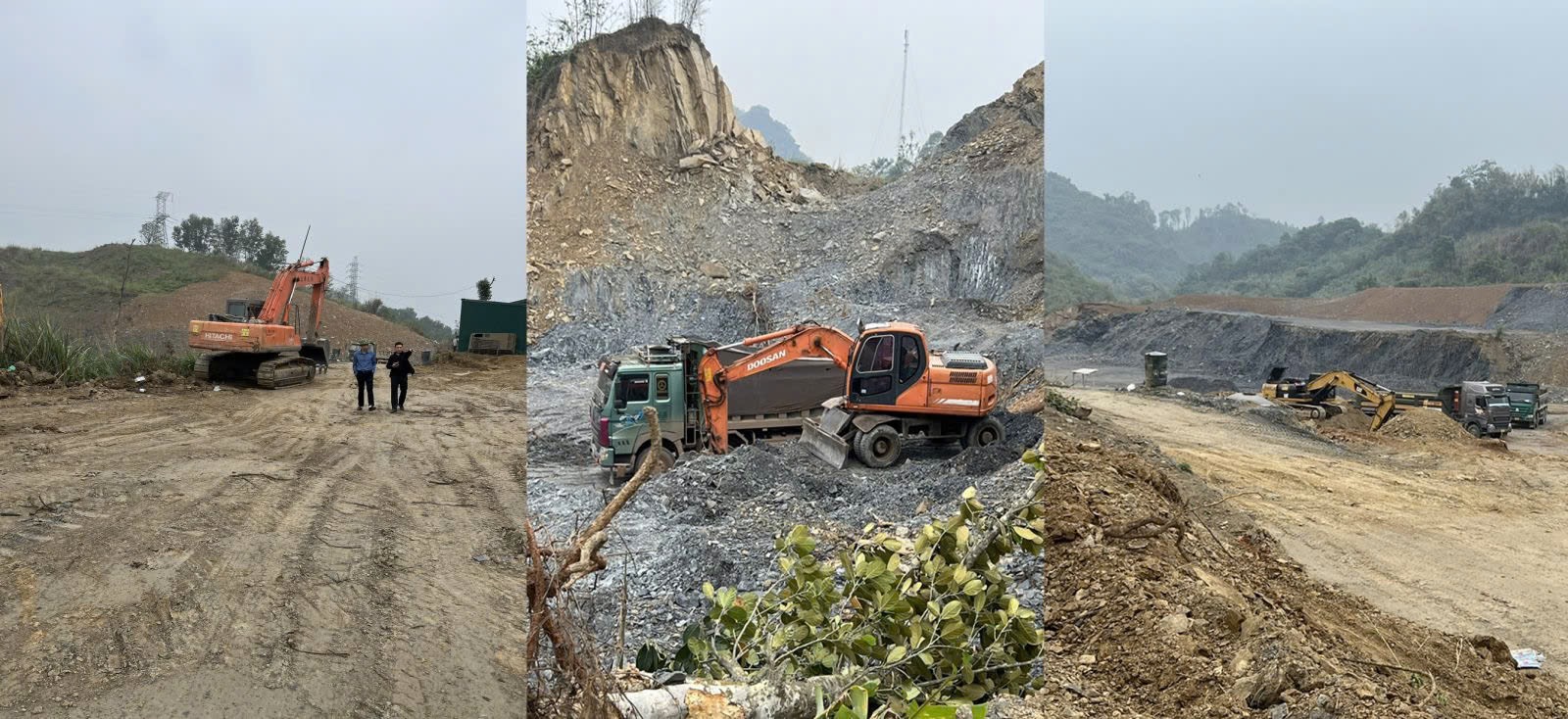 Khởi tố, bắt giam 3 đối tượng khai th&aacute;c đất tr&aacute;i ph&eacute;p- Ảnh 1.