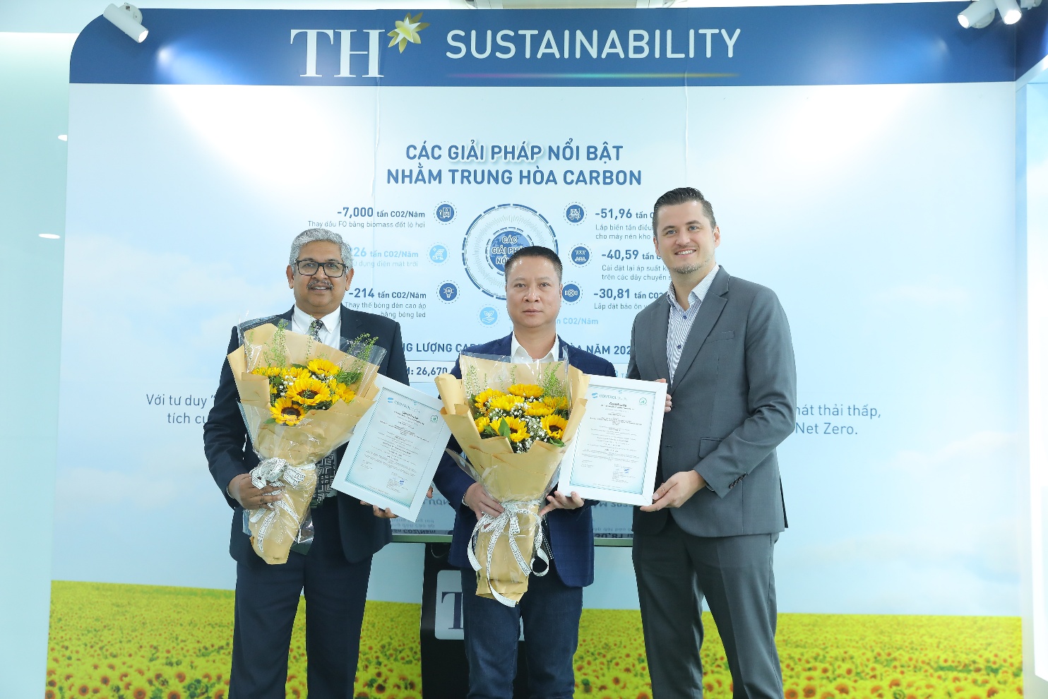 Tập đo&agrave;n TH c&oacute; hai c&ocirc;ng ty th&agrave;nh vi&ecirc;n được cấp chứng nhận trung h&ograve;a carbon quốc tế- Ảnh 1.