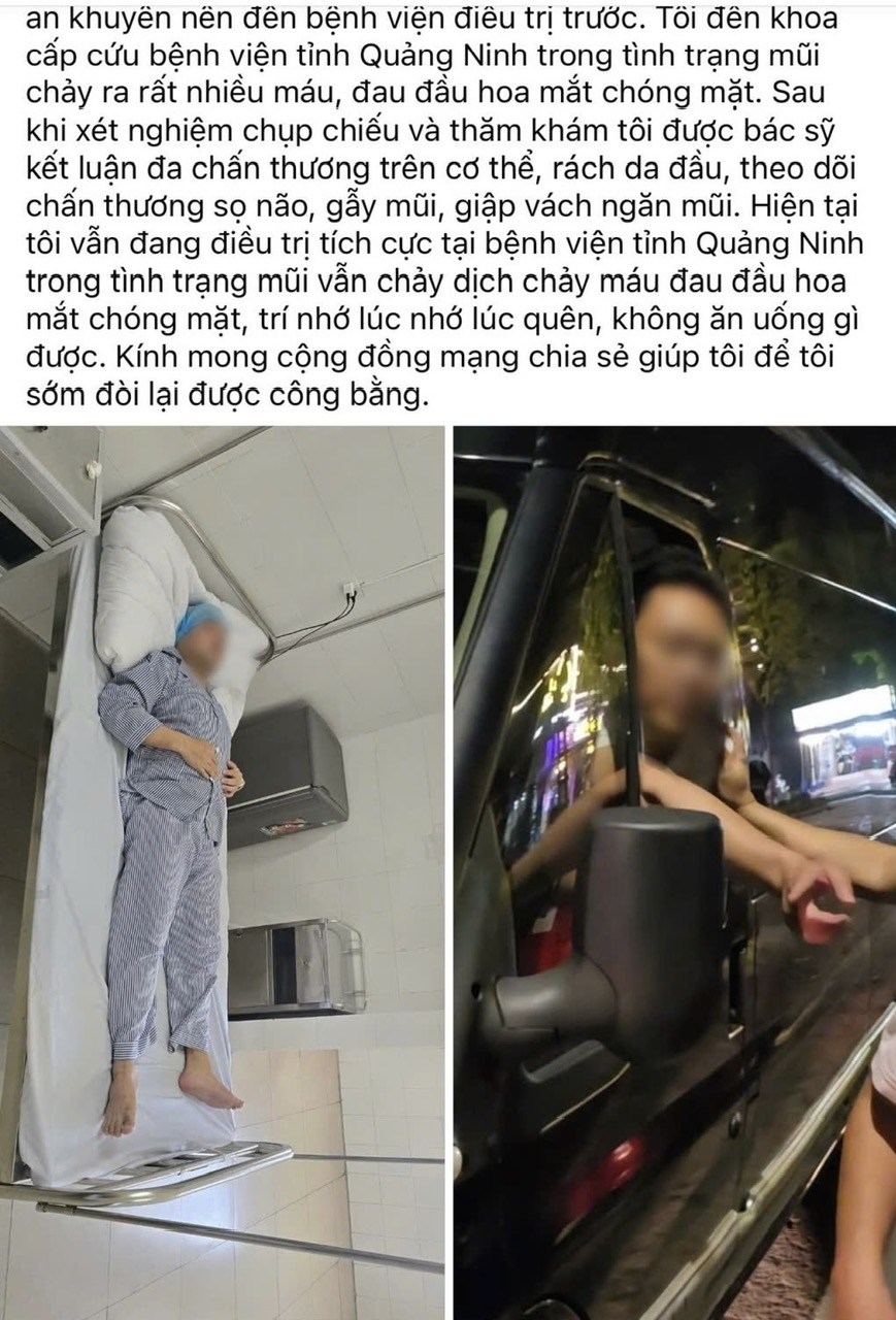 Quảng Ninh: X&ocirc; x&aacute;t giữa hai t&agrave;i xế, một người phải nhập viện- Ảnh 1.