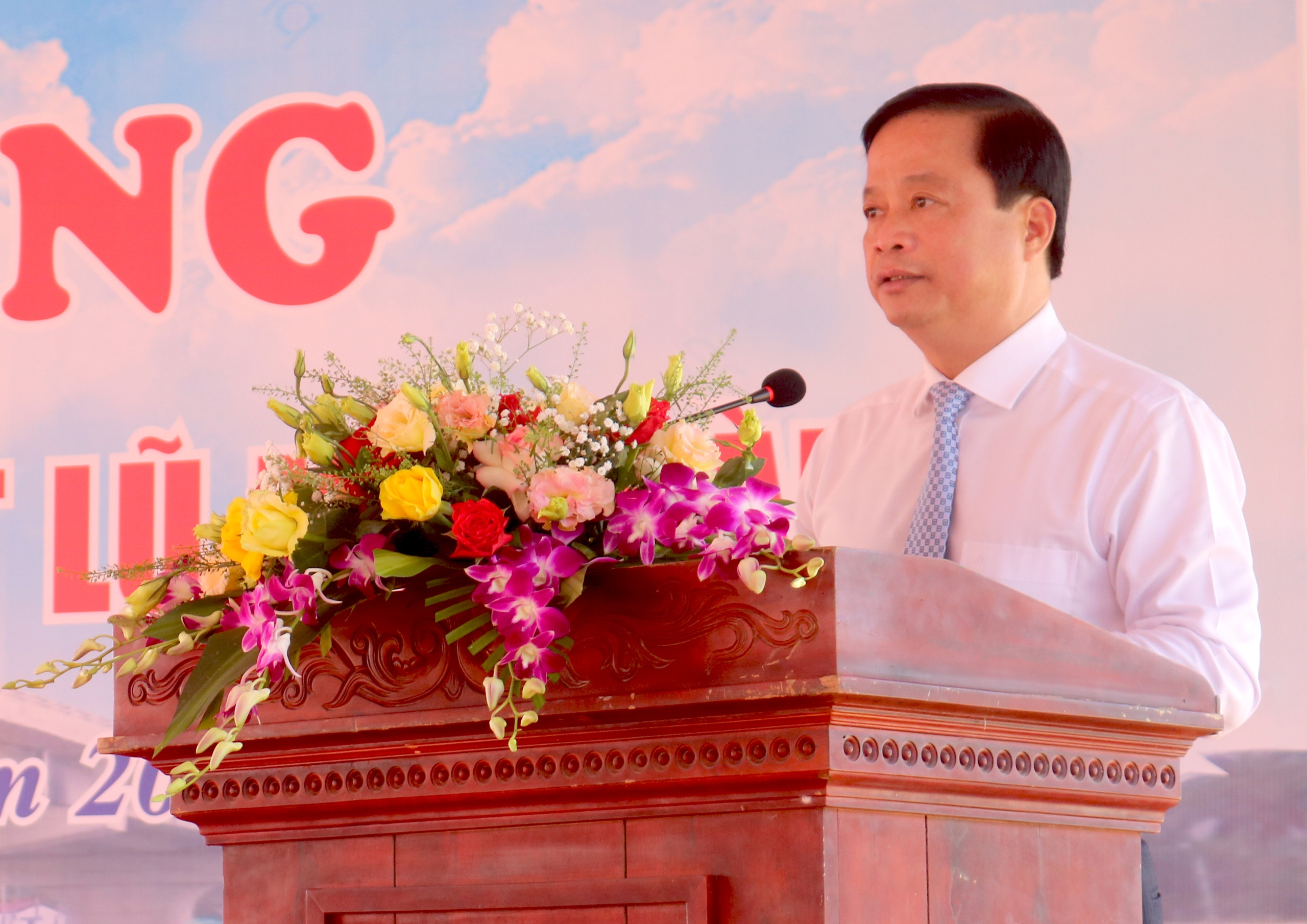 B&igrave;nh Định khởi c&ocirc;ng cầu vượt lũ 150 tỷ, vơi nỗi lo m&ugrave;a thi&ecirc;n tai- Ảnh 2.