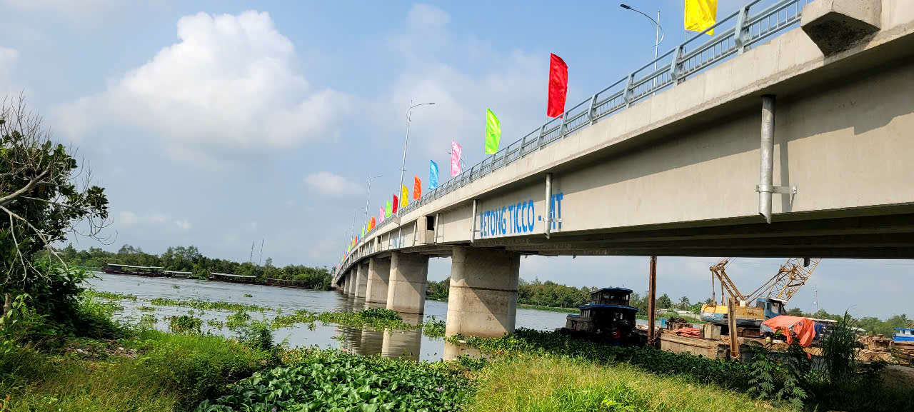 Tiền Giang: Th&ocirc;ng xe cầu 240 tỷ đồng bắc qua s&ocirc;ng Tiền- Ảnh 3.