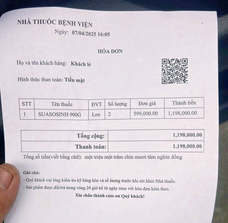 Th&ecirc;m một sản phẩm sữa giả "lọt" v&agrave;o Bệnh viện Đa khoa tỉnh Bắc Kạn- Ảnh 2.