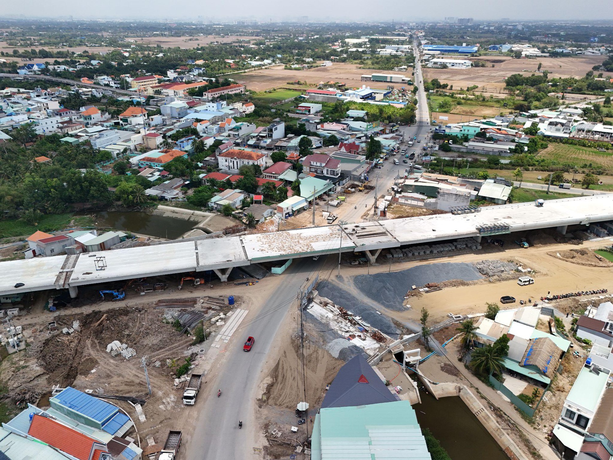 "Ng&oacute;ng" tiến độ V&agrave;nh đai 3 TP.HCM qua Long An- Ảnh 7.