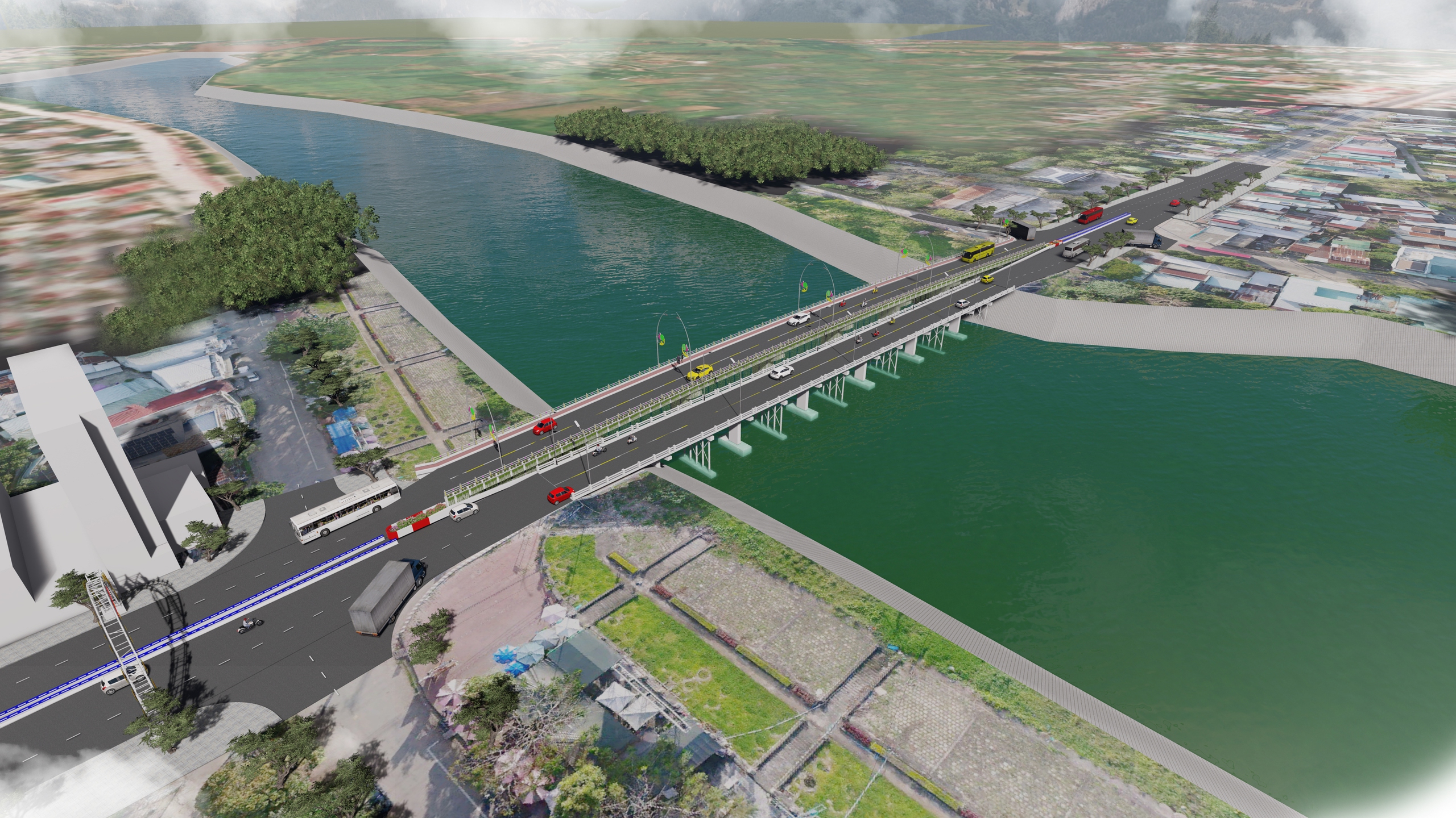 Gia Lai: Cầu mới thay cầu cũ tr&ecirc;n s&ocirc;ng Ba qua quốc lộ 19- Ảnh 1.