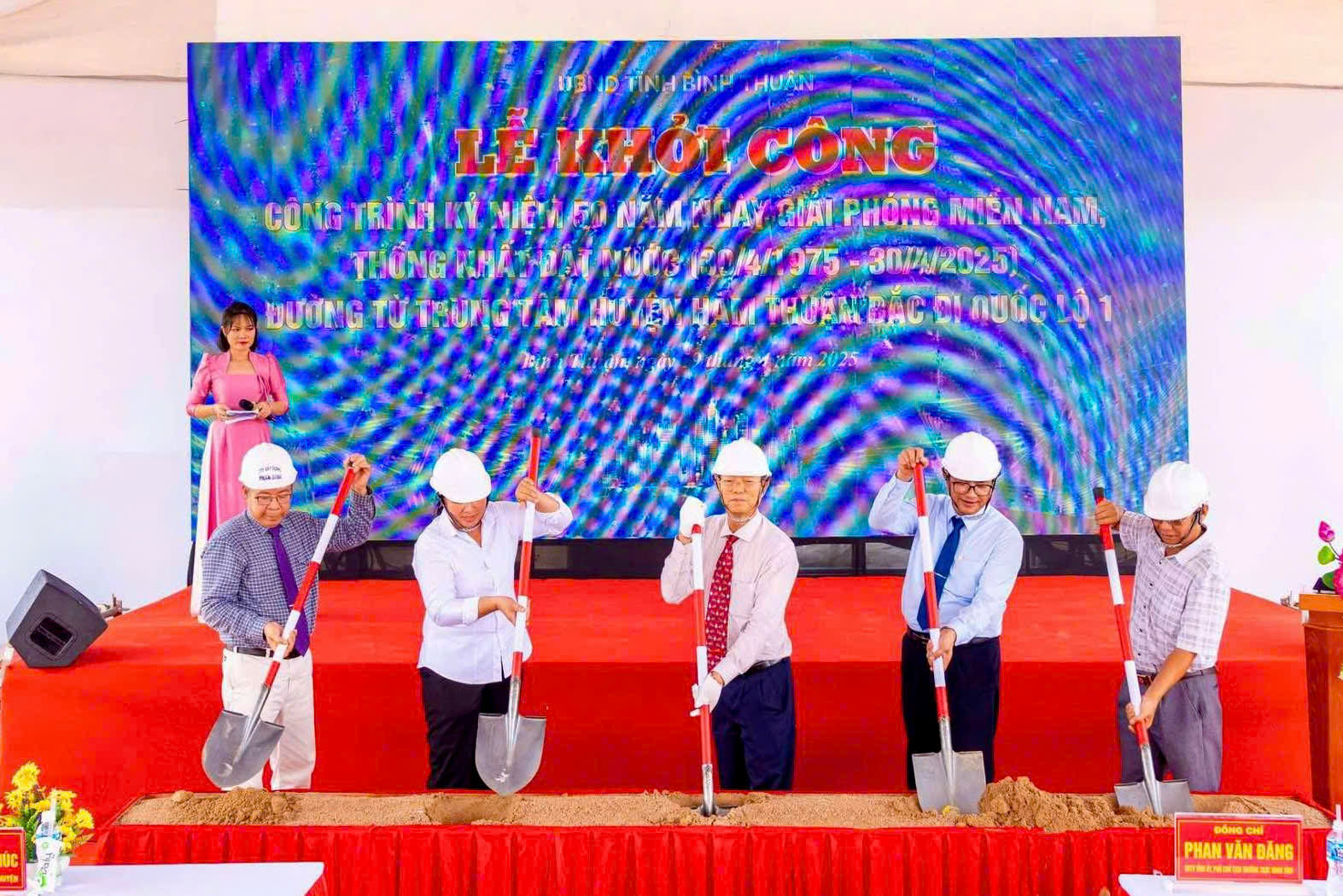 B&igrave;nh Thuận: Khởi c&ocirc;ng tuyến đường 264 tỷ đồng nối QL1 v&agrave;o cao tốc Vĩnh Hảo - Phan Thiết- Ảnh 1.